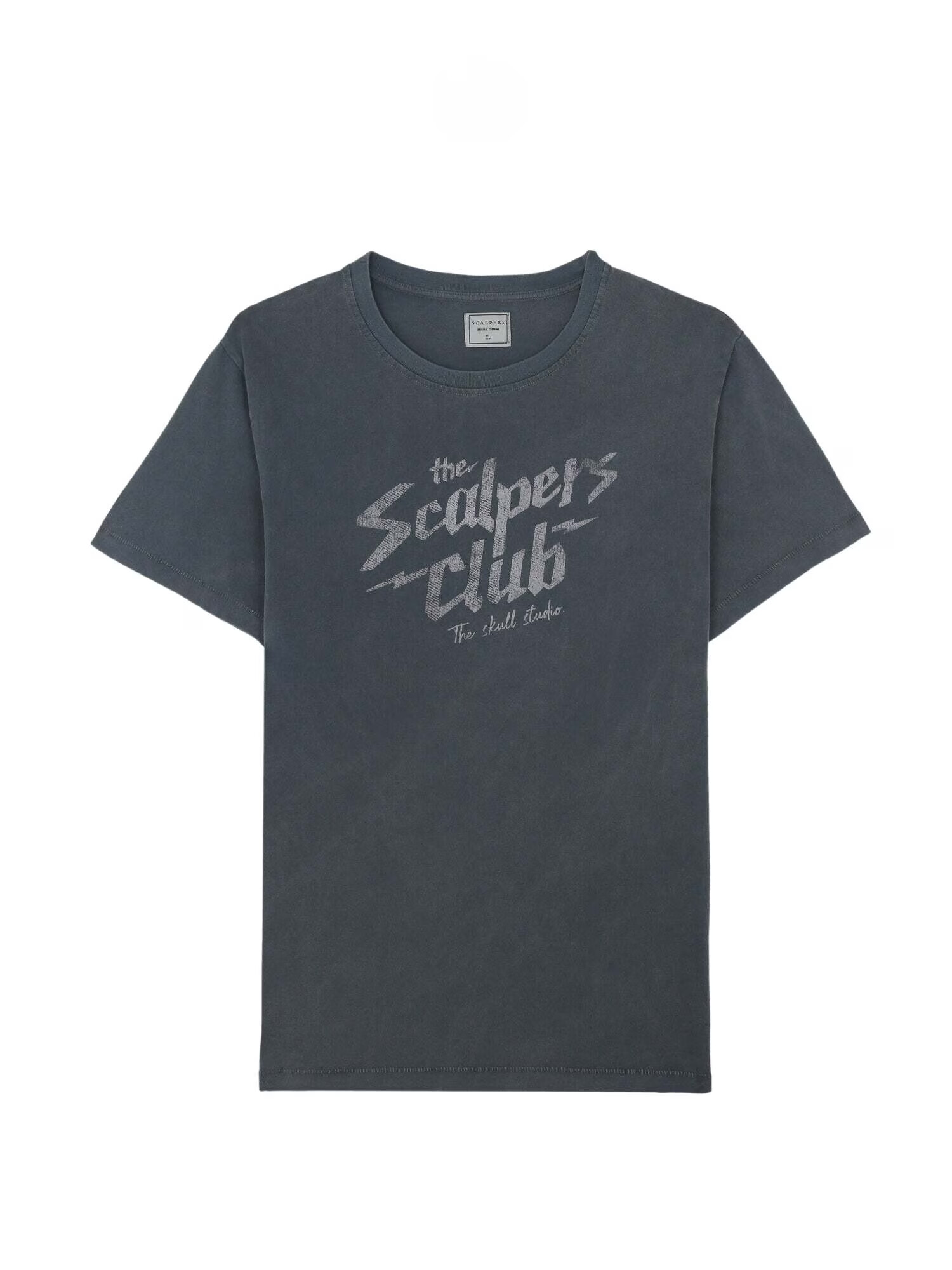 Scalpers Μπλουζάκι 'Club Tee' γκρι / ανοικτό γκρι - Pepit.gr