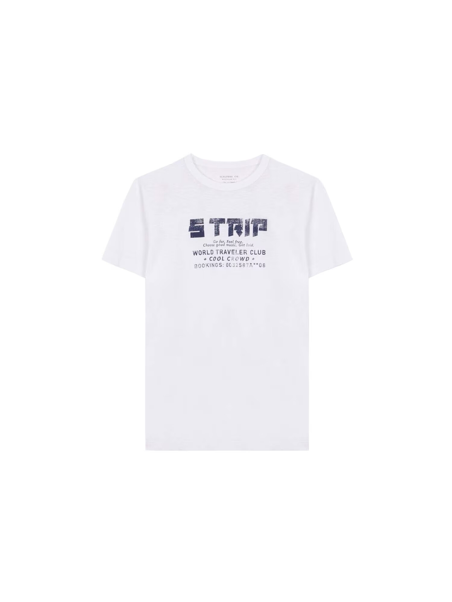 Scalpers Μπλουζάκι ναυτικό μπλε / offwhite - Pepit.gr