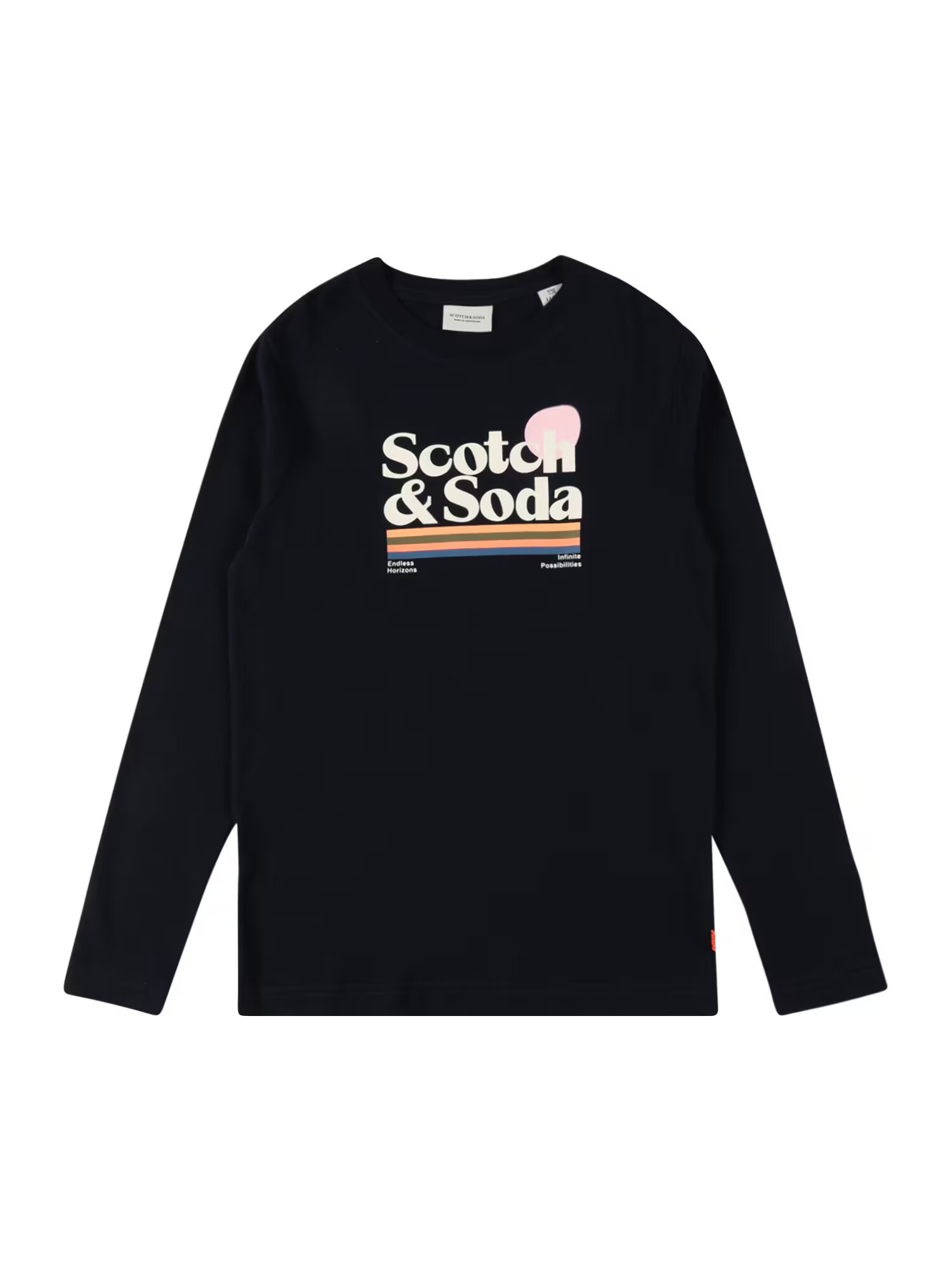 SCOTCH & SODA Μπλουζάκι μπεζ / ναυτικό μπλε / λαδί / πορτοκαλί / ρόδινο - Pepit.gr