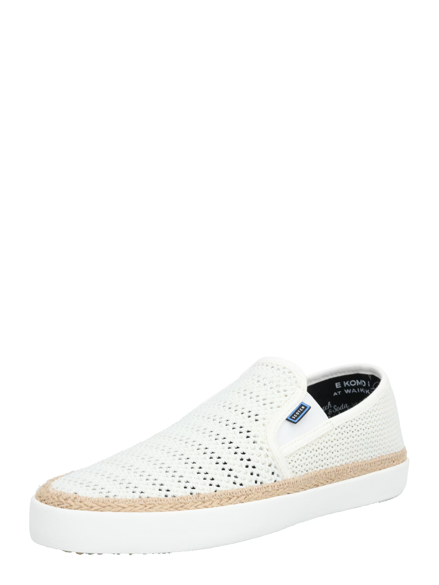 SCOTCH & SODA Slip-on 'Izomi' ανοικτό καφέ / λευκό - Pepit.gr