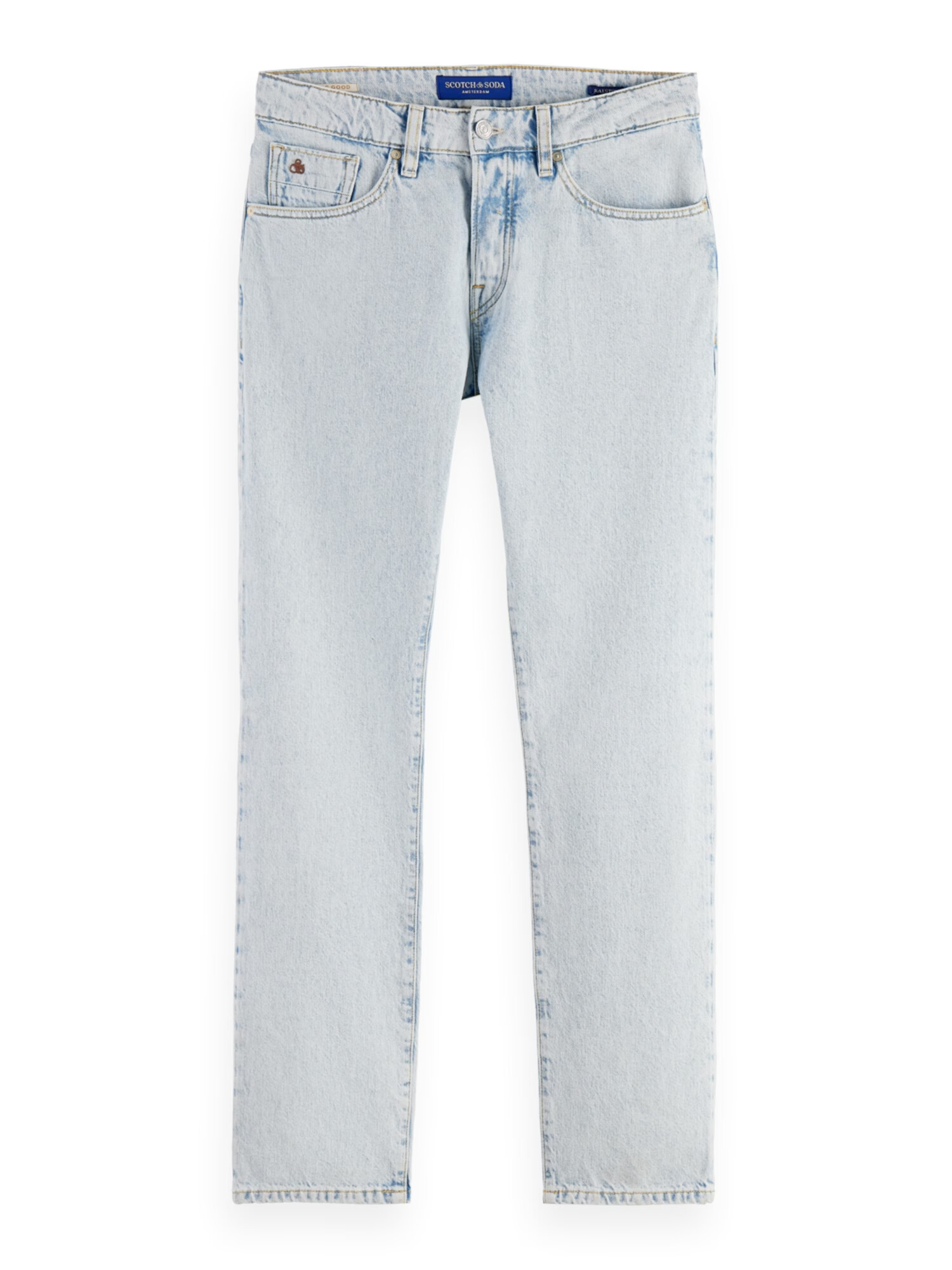 SCOTCH & SODA Τζιν 'Ralston regular slim jeans – Spring Cle' γαλάζιο - Pepit.gr