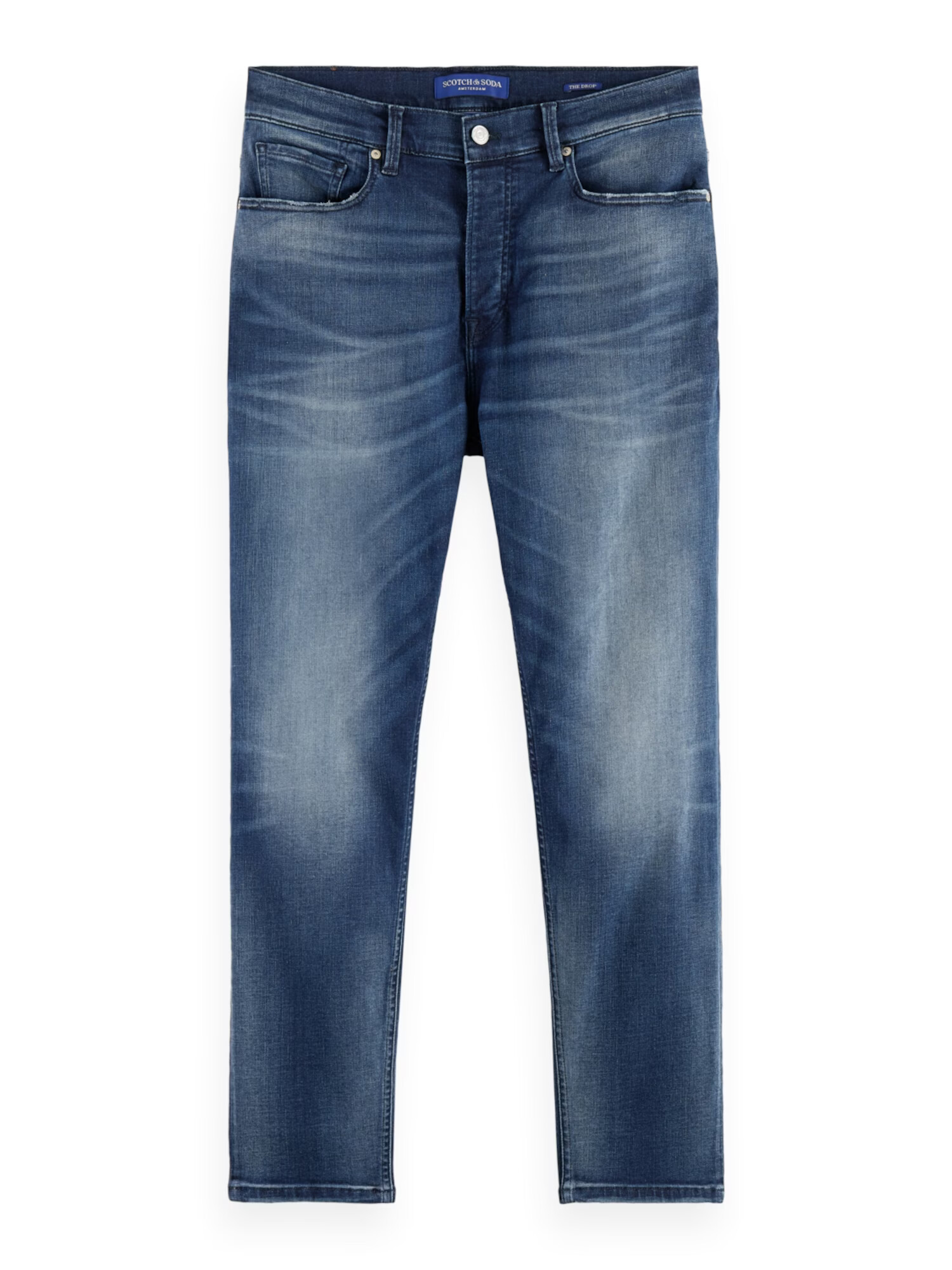 SCOTCH & SODA Τζιν 'The Drop regular tapered jeans' μπλε ντένιμ - Pepit.gr