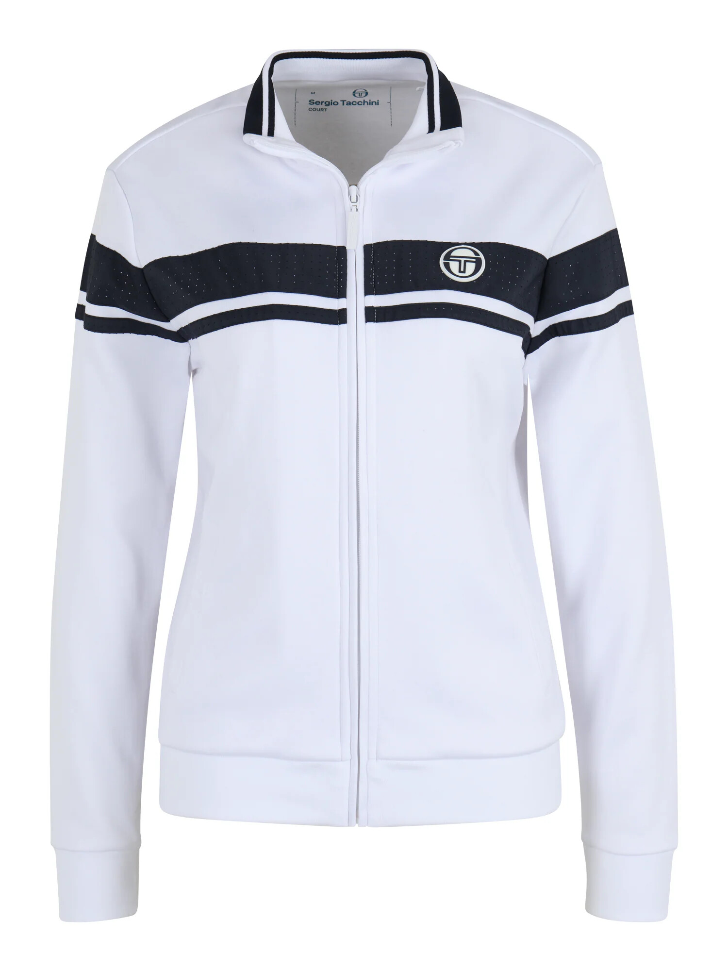 Sergio Tacchini Αθλητική ζακέτα φούτερ ναυτικό μπλε / πέτρα / λευκό - Pepit.gr