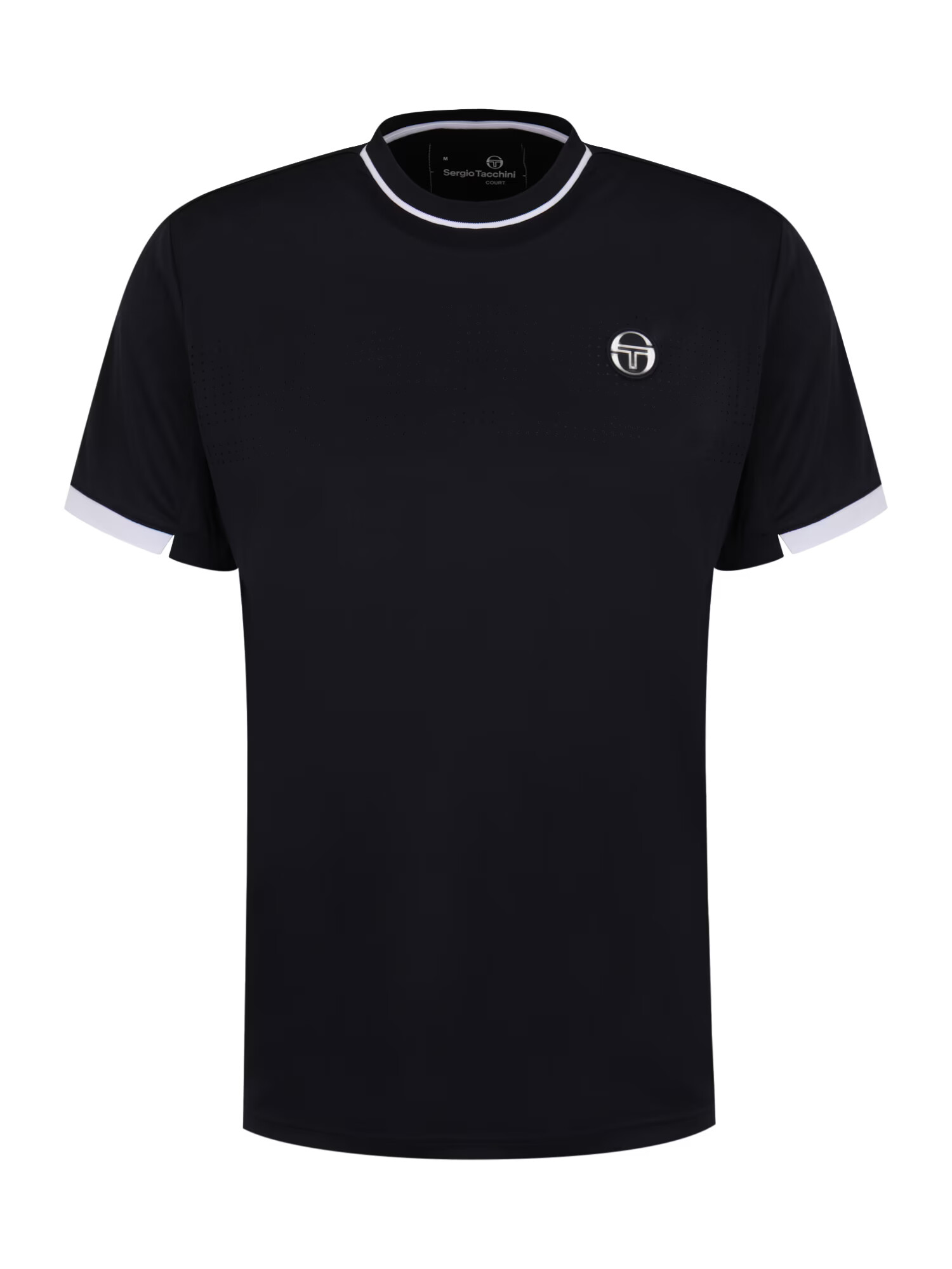 Sergio Tacchini Λειτουργικό μπλουζάκι ναυτικό μπλε / λευκό - Pepit.gr