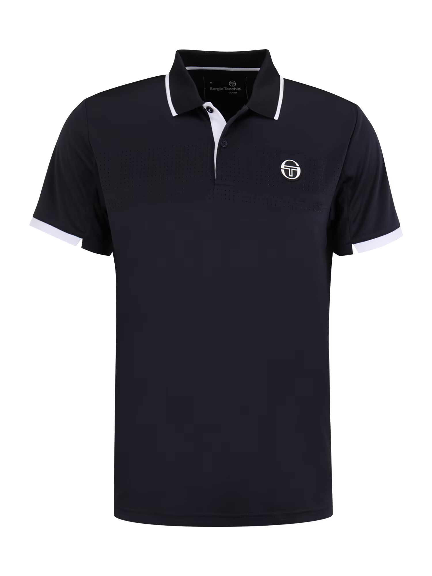 Sergio Tacchini Λειτουργικό μπλουζάκι ναυτικό μπλε / λευκό - Pepit.gr