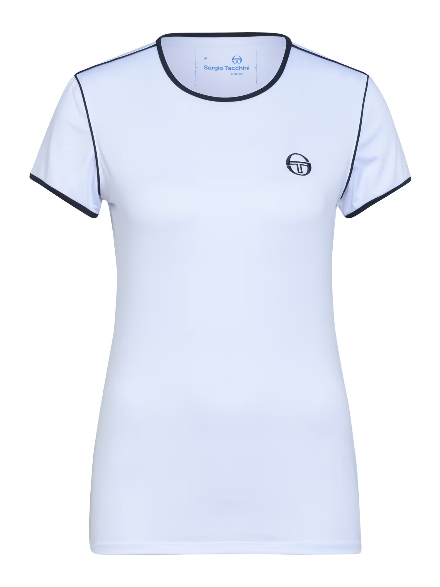 Sergio Tacchini Λειτουργικό μπλουζάκι σκούρο μπλε / offwhite - Pepit.gr