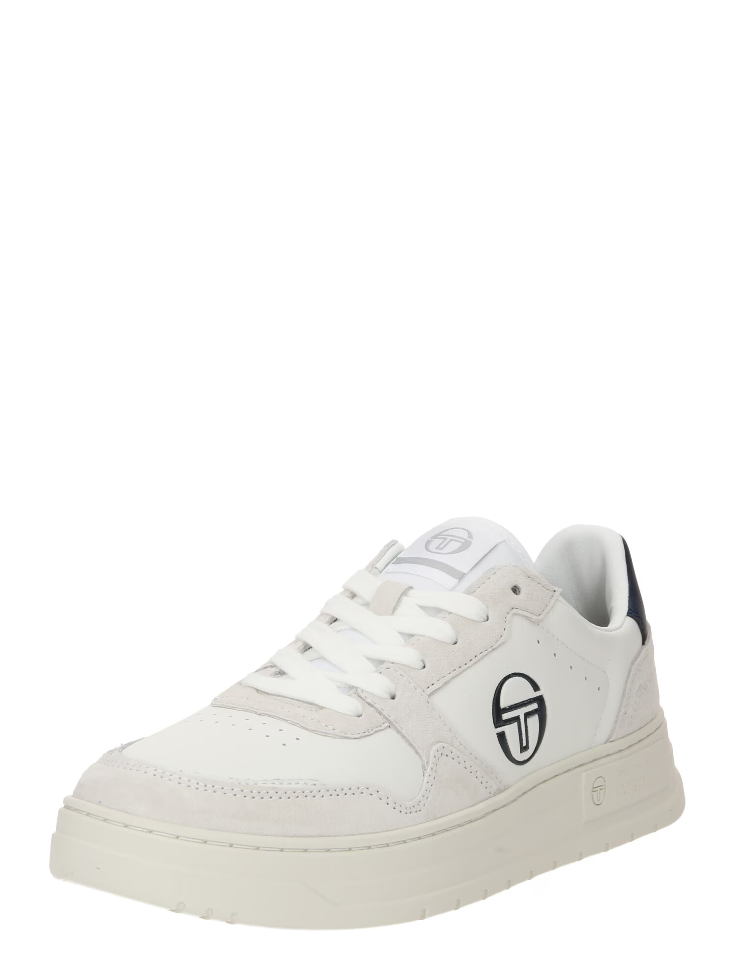 Sergio Tacchini Σνίκερ χαμηλό 'Court Classic' μπεζ / ναυτικό μπλε / μαύρο / λευκό - Pepit.gr