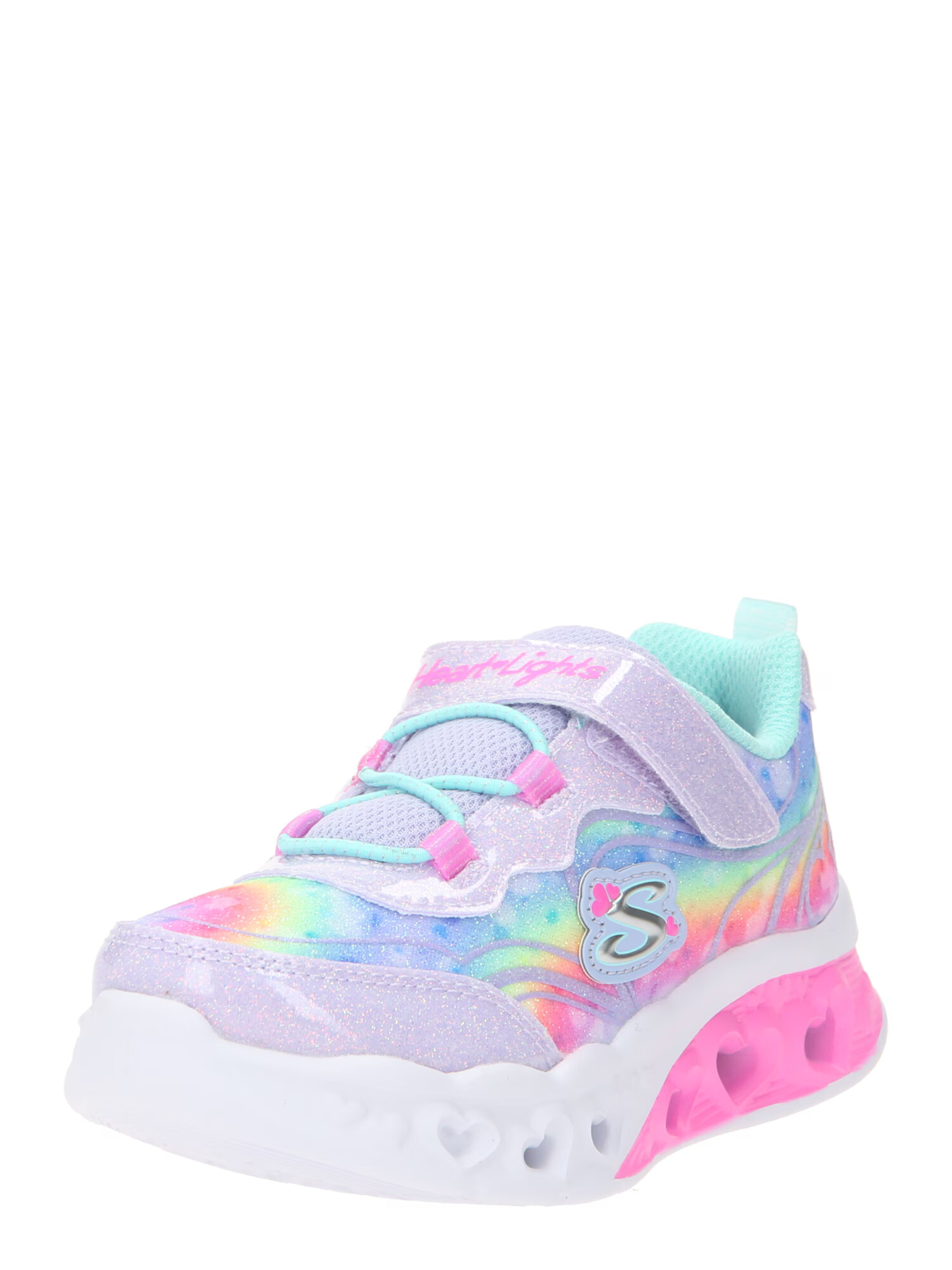 SKECHERS Σνίκερ 'FLUTTER HEART LIGHTS' λιλά παστέλ - Pepit.gr