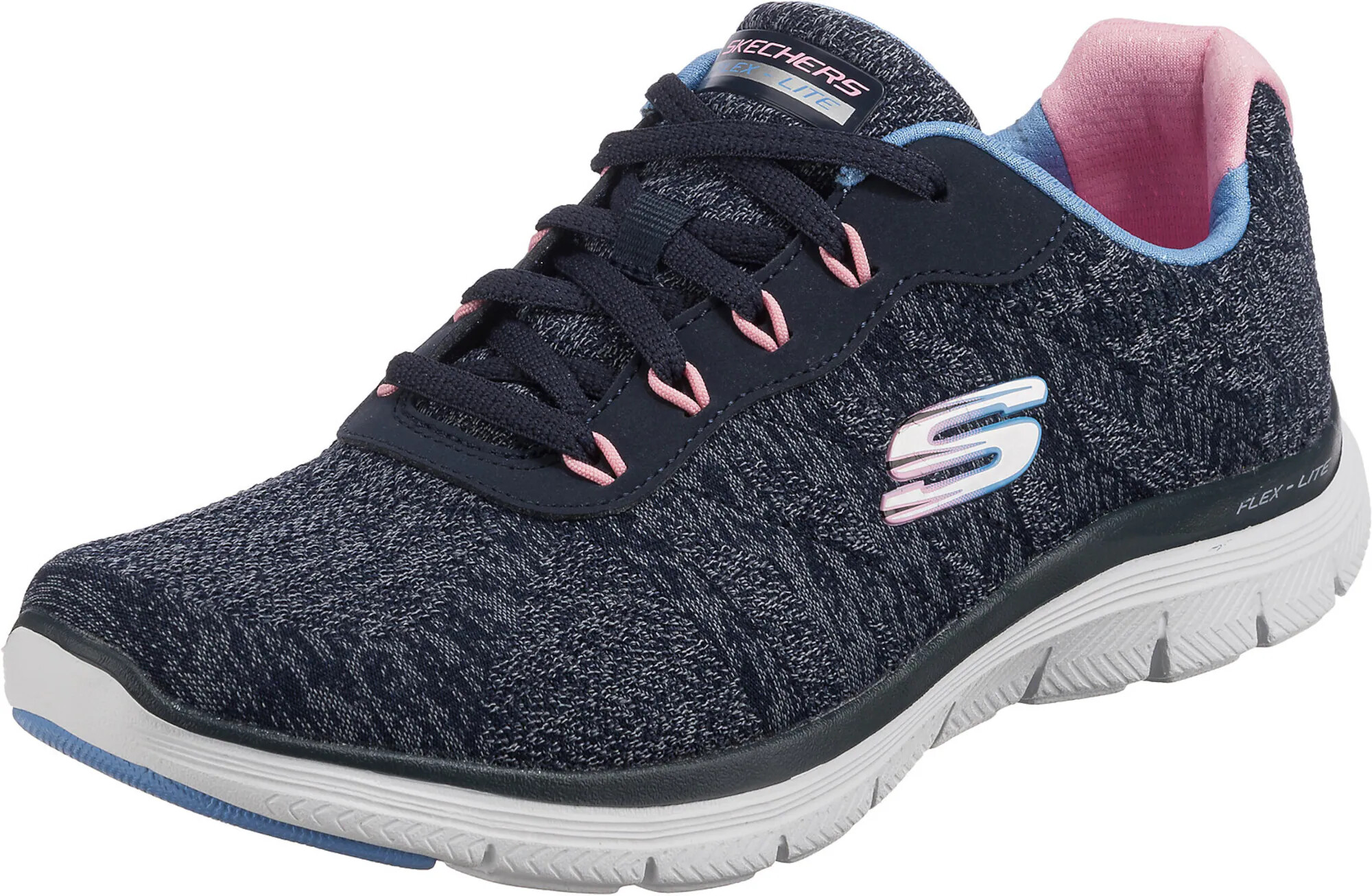 SKECHERS Σνίκερ χαμηλό 'Appeal 4.0' μπλε / σκούρο μπλε / ροζ / μαύρο - Pepit.gr