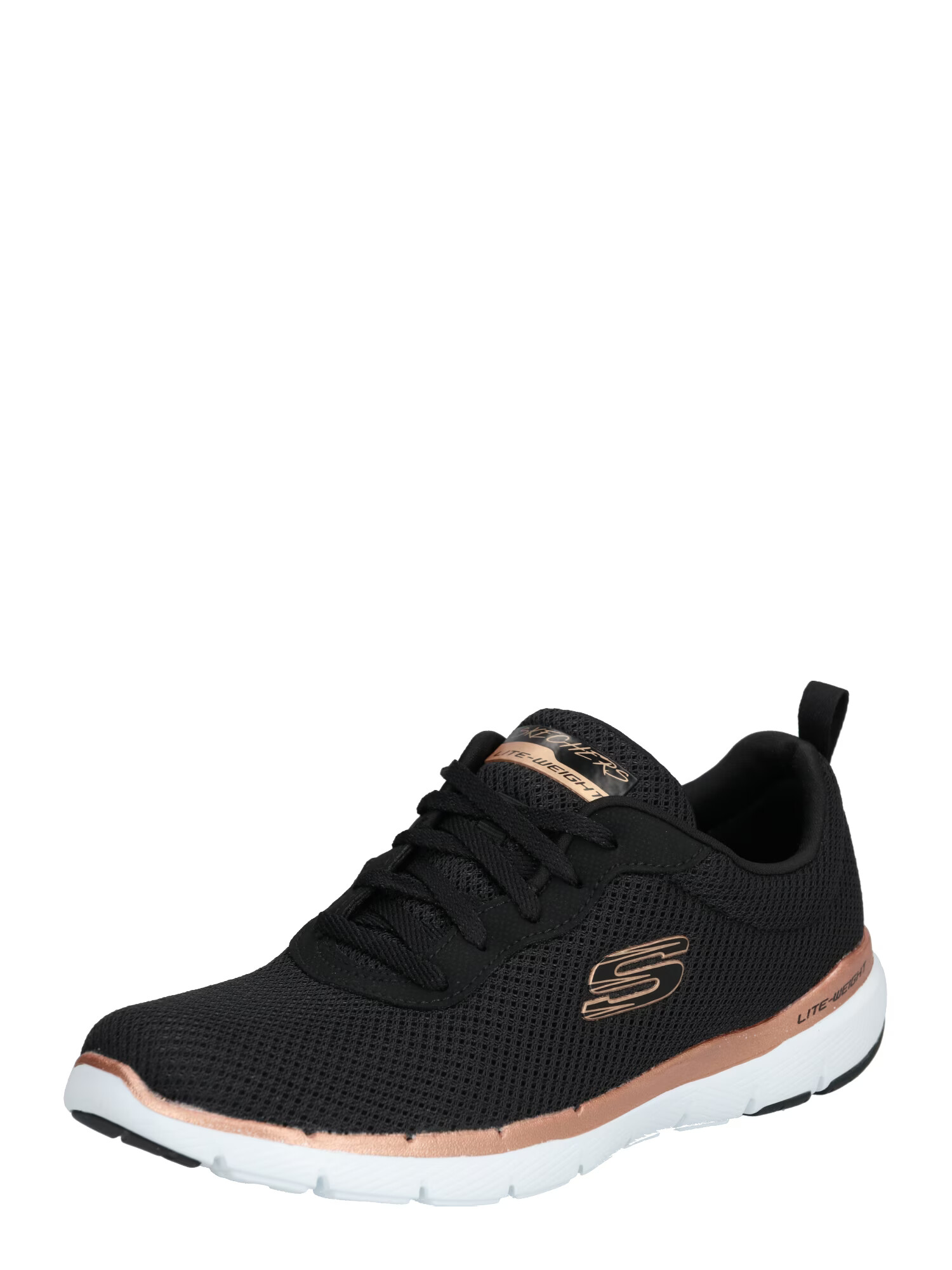 SKECHERS Σνίκερ χαμηλό 'Flex Appeal 3.0' ανοικτό μπεζ / μαύρο - Pepit.gr