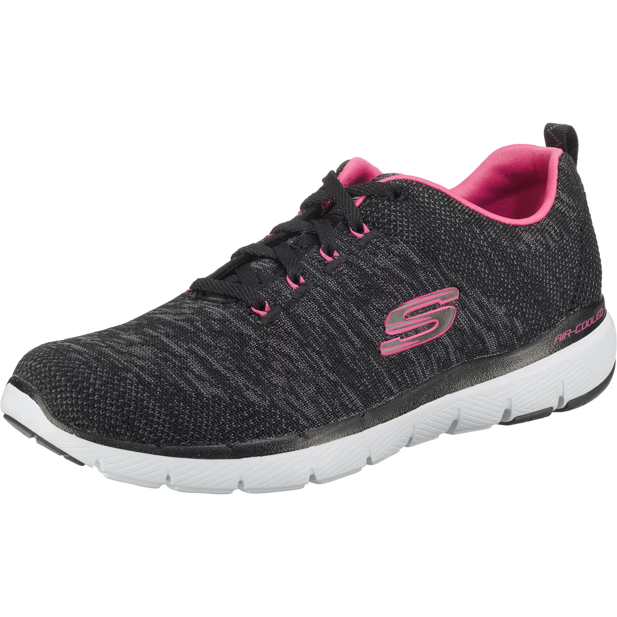 SKECHERS Σνίκερ χαμηλό 'FLEX APPEAL 3.0' γκρι / ανθρακί / ροζ - Pepit.gr