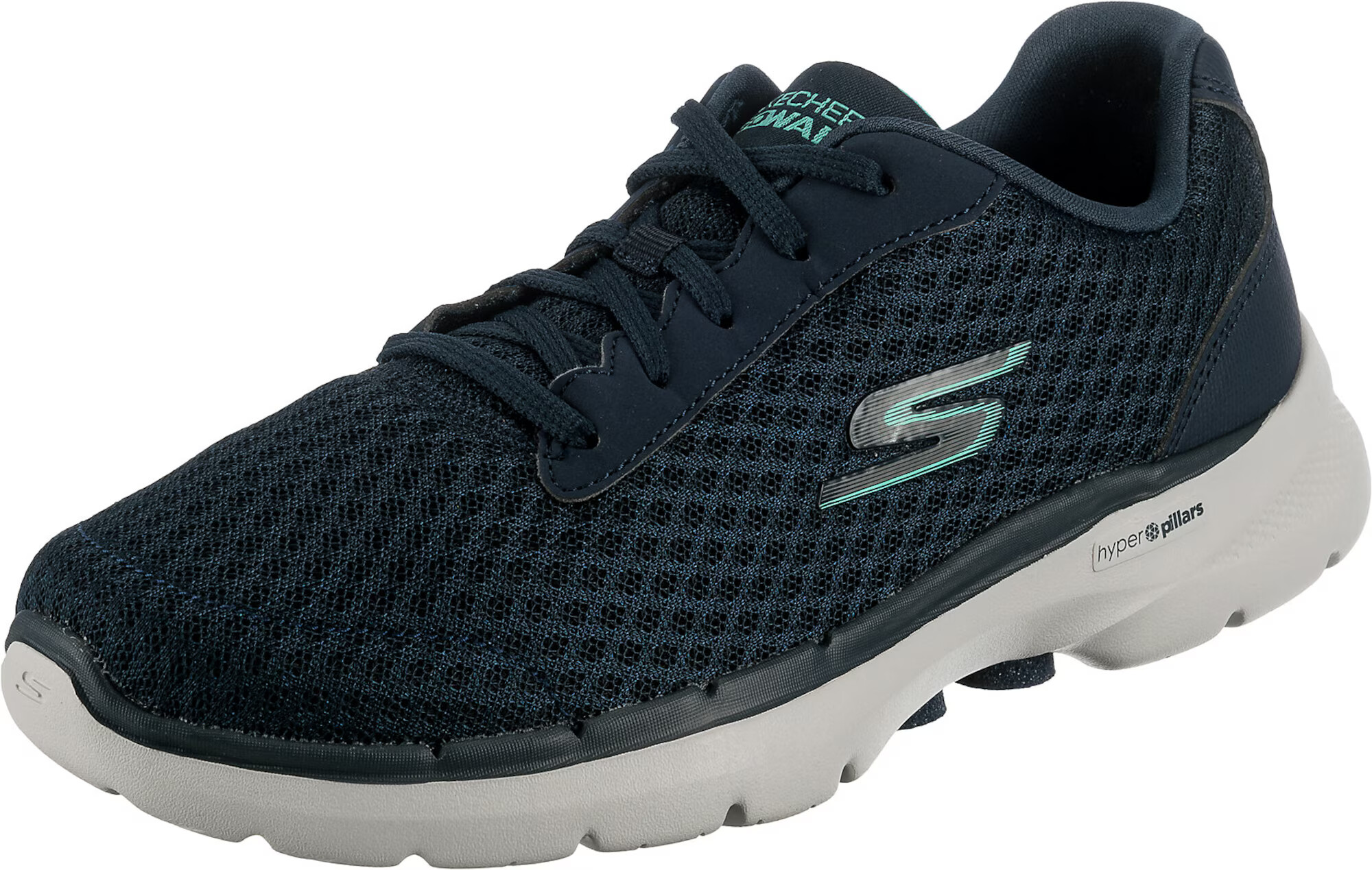 SKECHERS Σνίκερ χαμηλό ναυτικό μπλε / τιρκουάζ - Pepit.gr