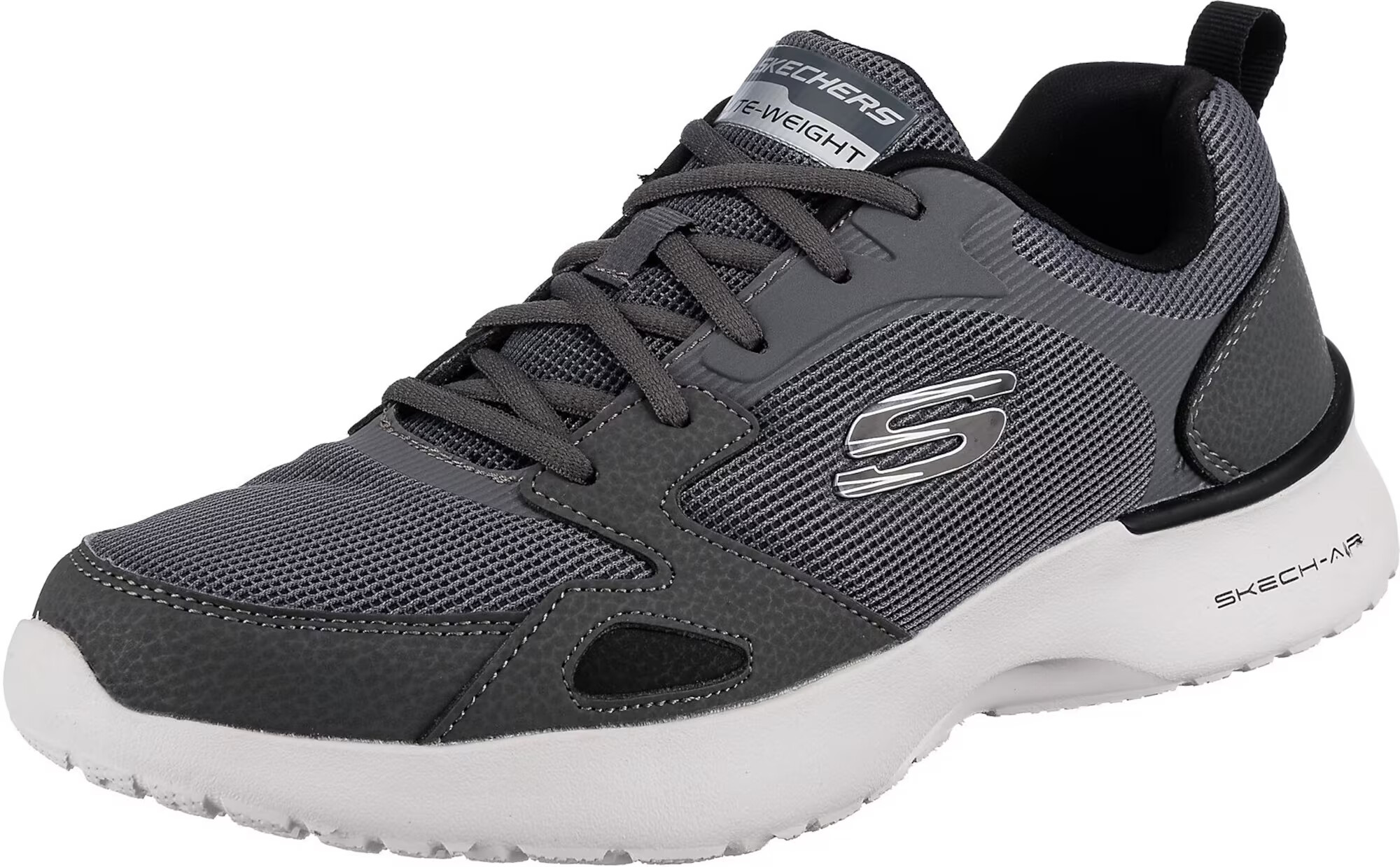 SKECHERS Σνίκερ χαμηλό 'Skech-air Dynamight' σκούρο γκρι / λευκό - Pepit.gr