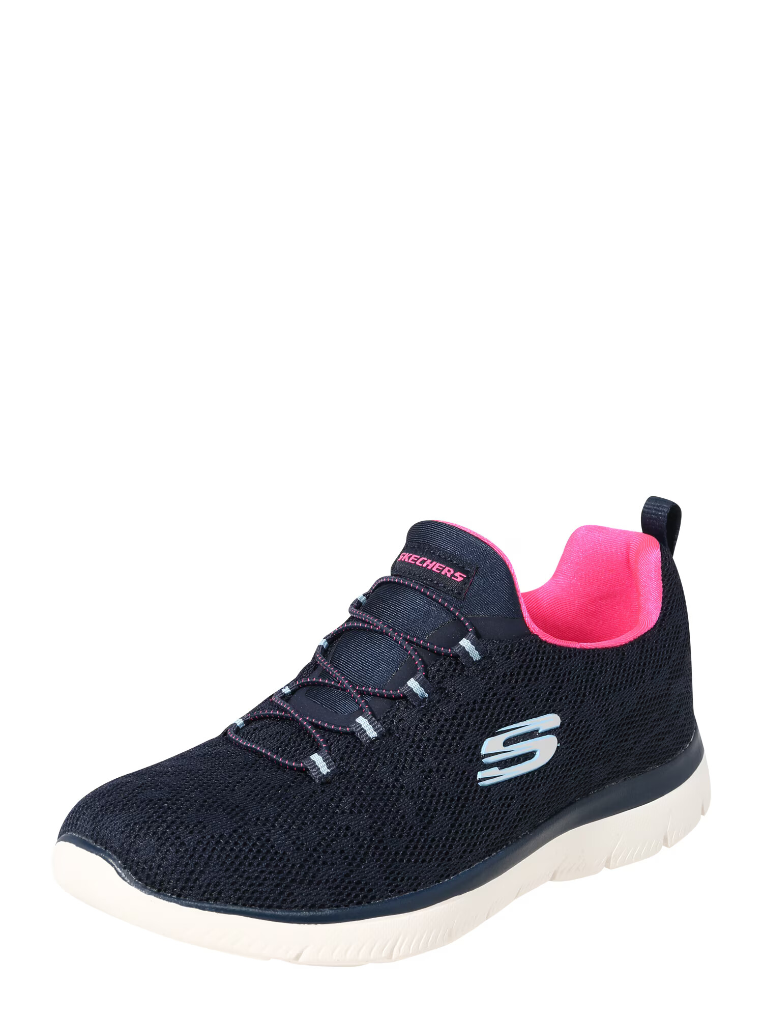 SKECHERS Σνίκερ χαμηλό 'Summits' ναυτικό μπλε / οπάλ / ροζ / λευκό - Pepit.gr