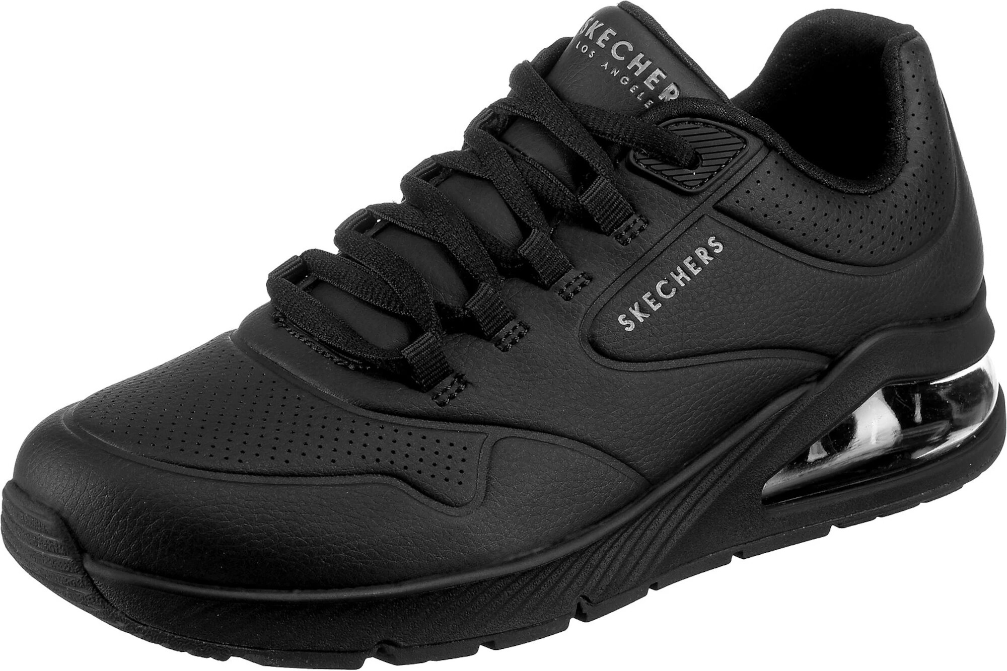 SKECHERS Σνίκερ χαμηλό 'Uno 2' ανοικτό γκρι / μαύρο - Pepit.gr