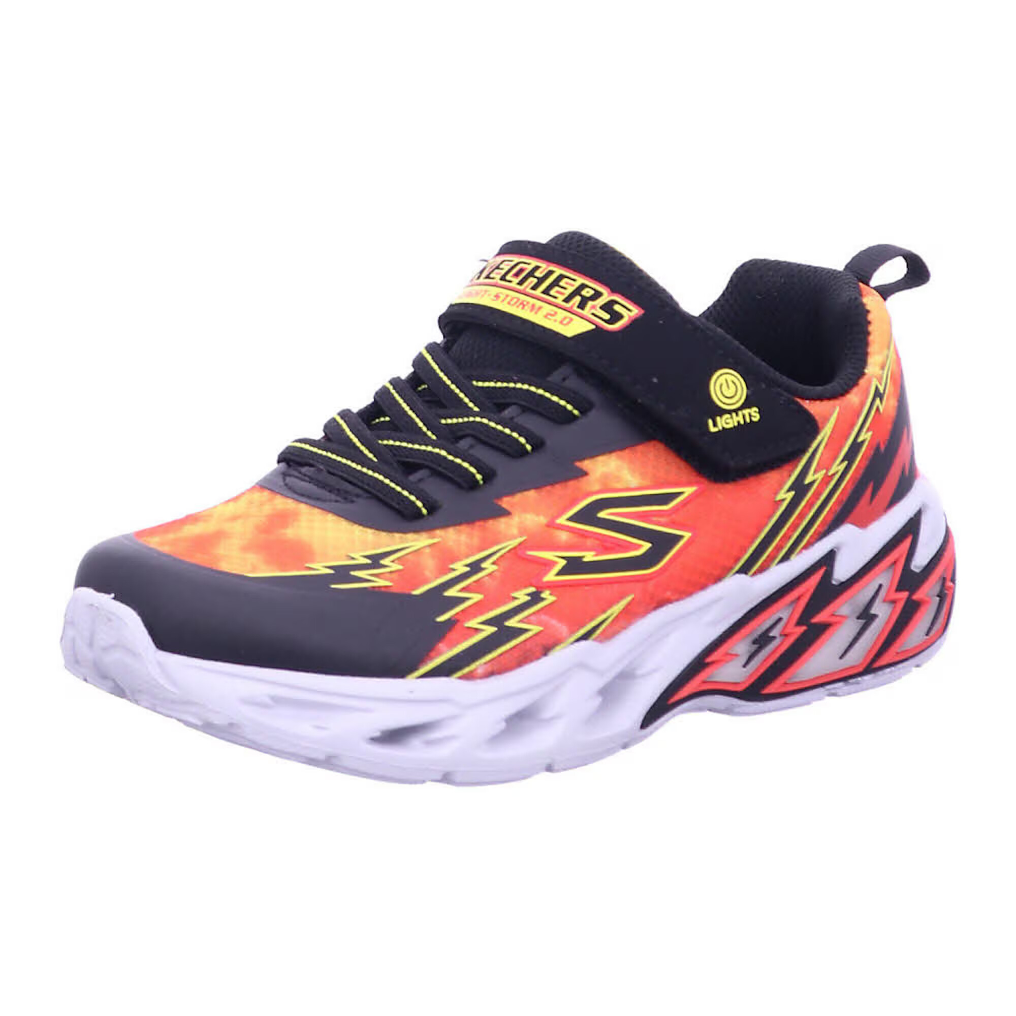 SKECHERS Σνίκερ 'Light Storm' κίτρινο / κόκκινο φωτιάς / μαύρο - Pepit.gr