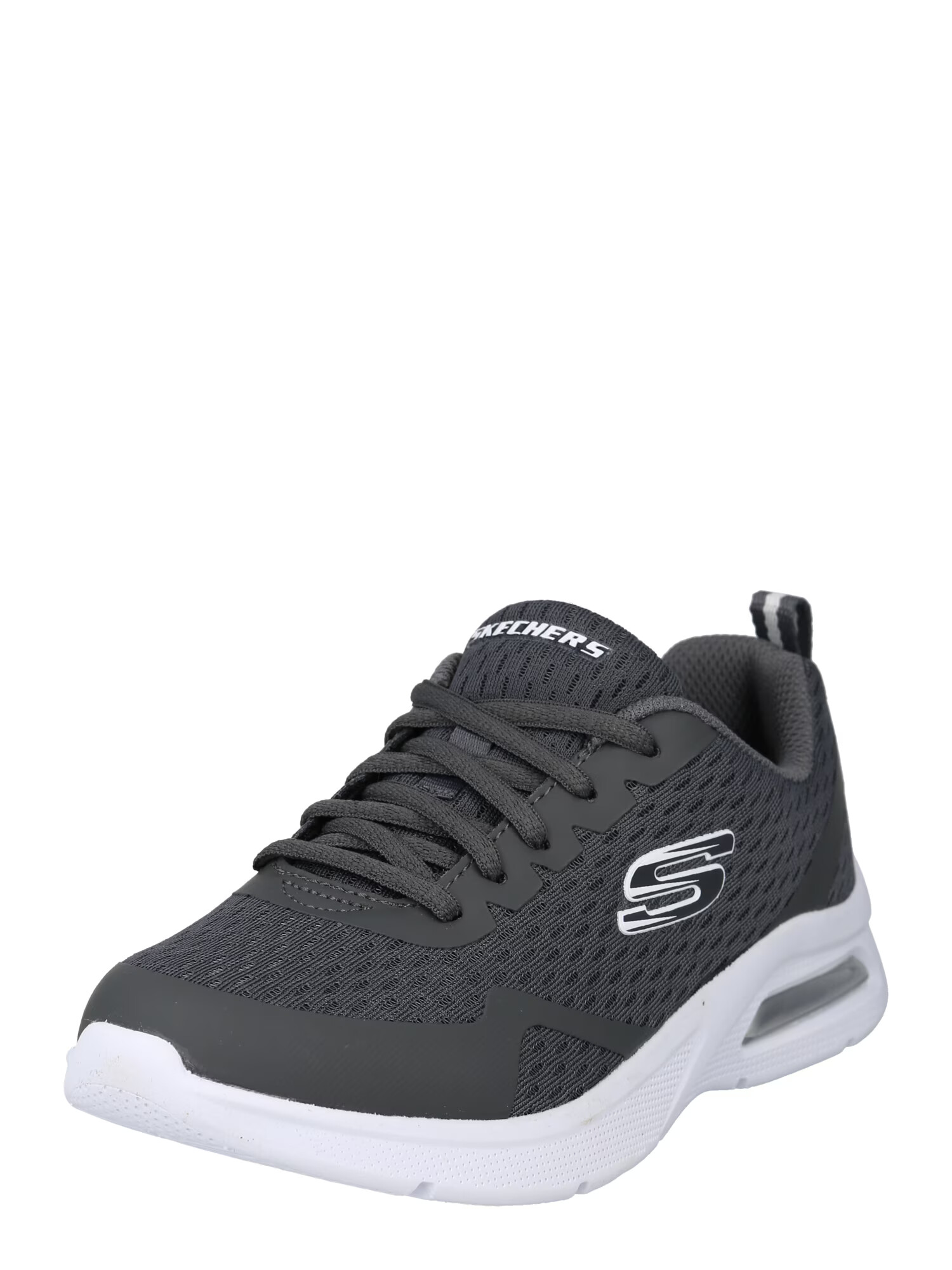 SKECHERS Σνίκερ 'Microspec Max' γκρι / λευκό - Pepit.gr