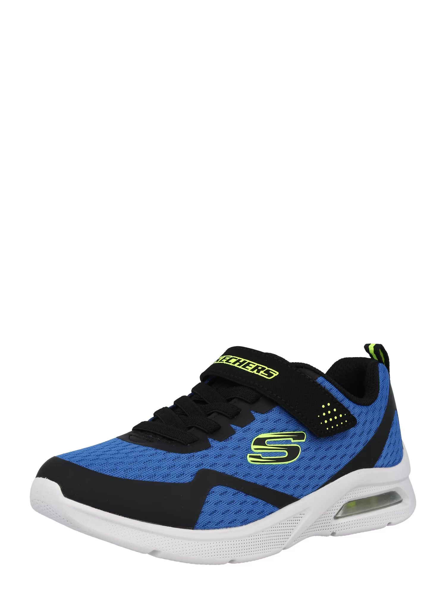 SKECHERS Σνίκερ 'MICROSPEC MAX' μπλε ρουά / κίτρινο νέον / μαύρο - Pepit.gr