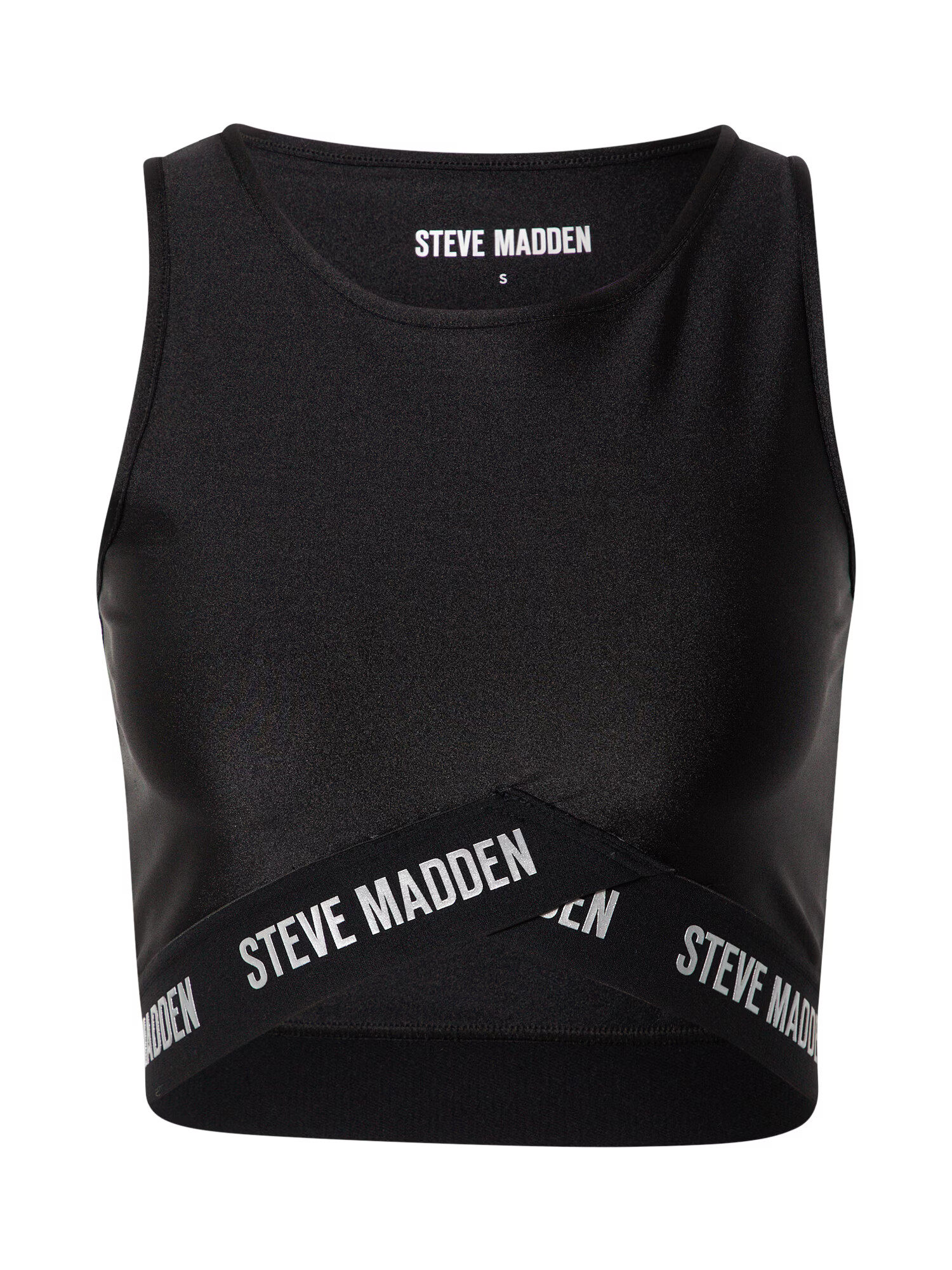 STEVE MADDEN Αθλητικό τοπ 'ISPEEDY' μαύρο / λευκό - Pepit.gr