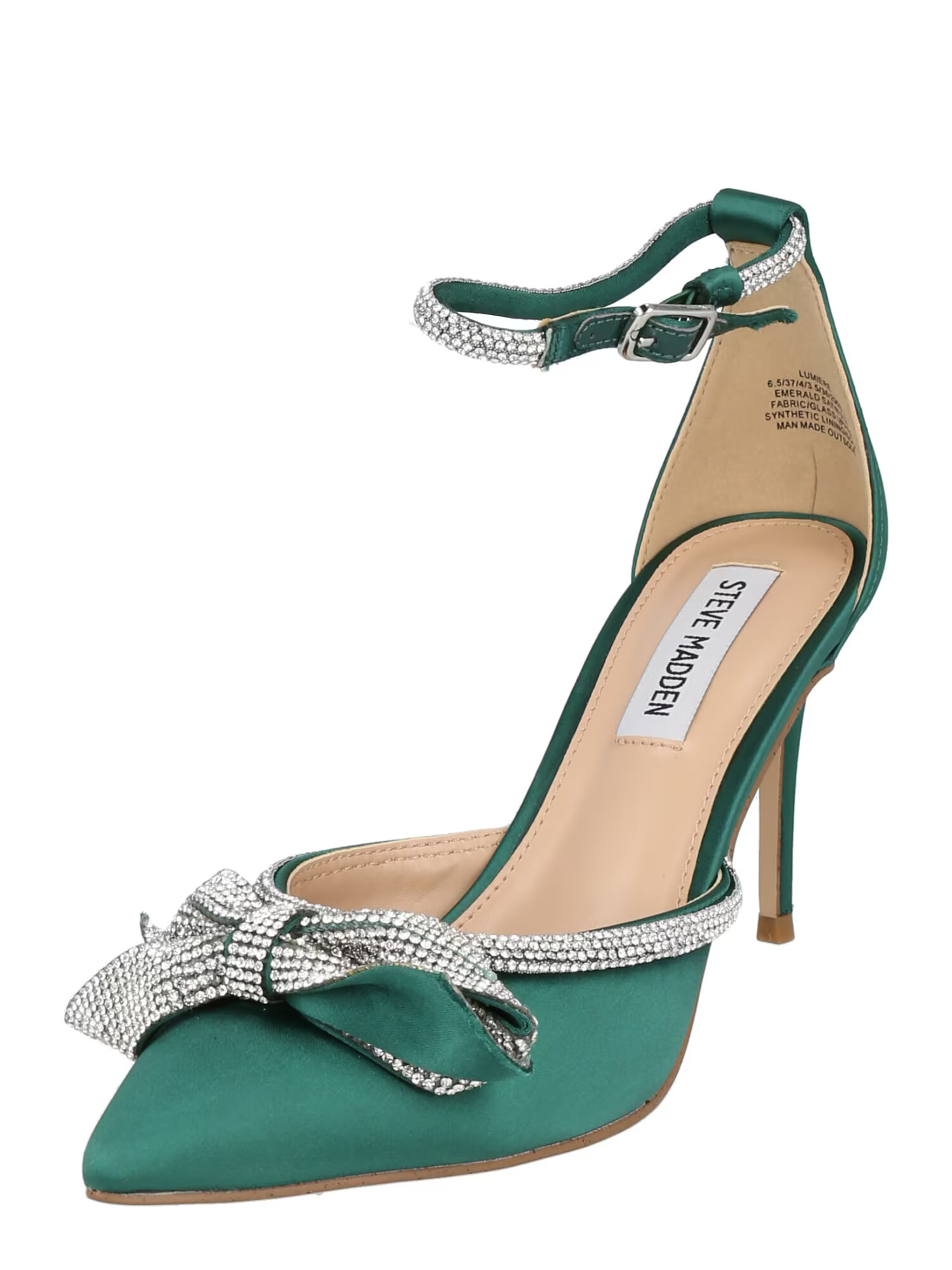 STEVE MADDEN Γόβες slingback 'Lumiere' σμαραγδί / ασημί - Pepit.gr