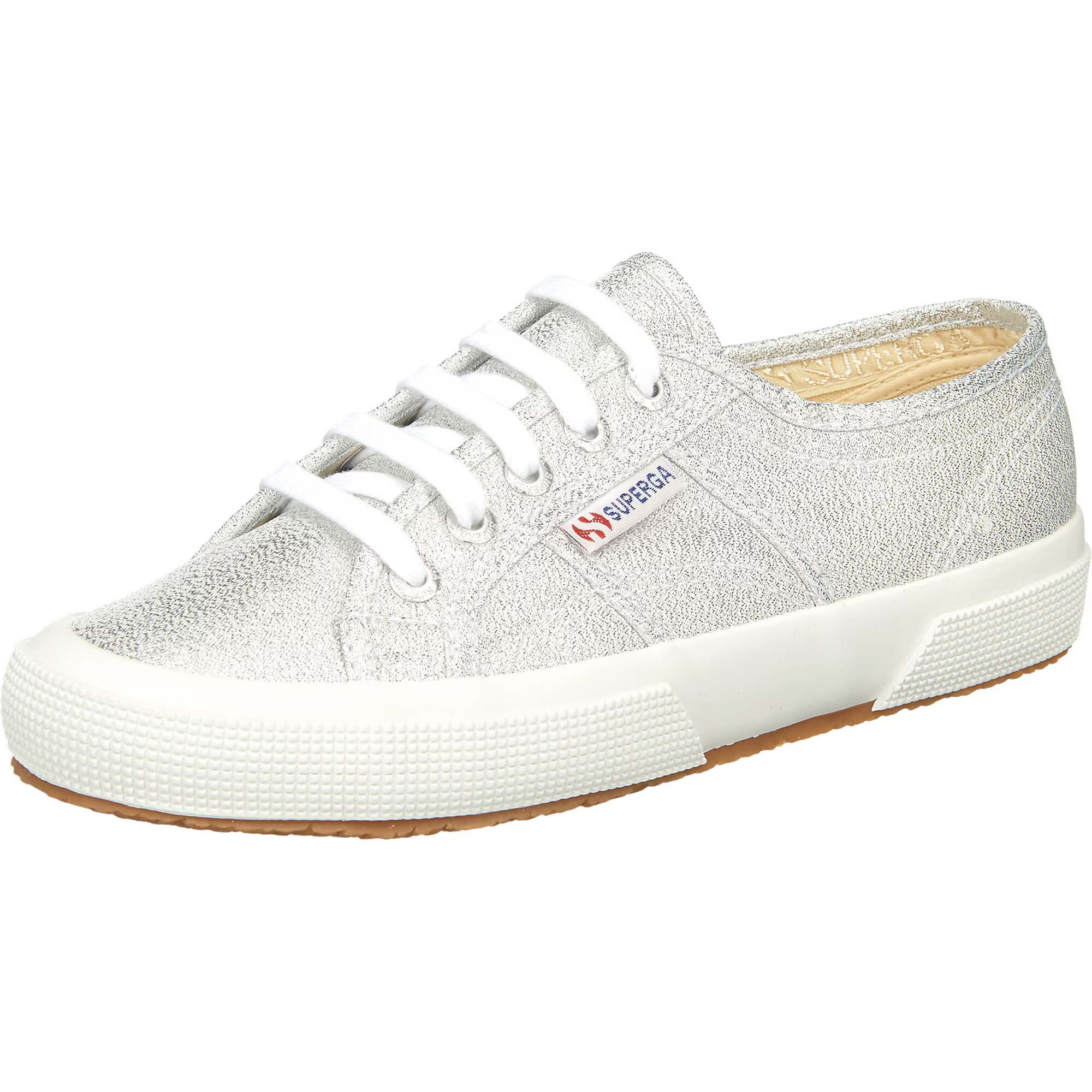 SUPERGA Σνίκερ χαμηλό '2750 Cotu Classic' ασημί / λευκό - Pepit.gr