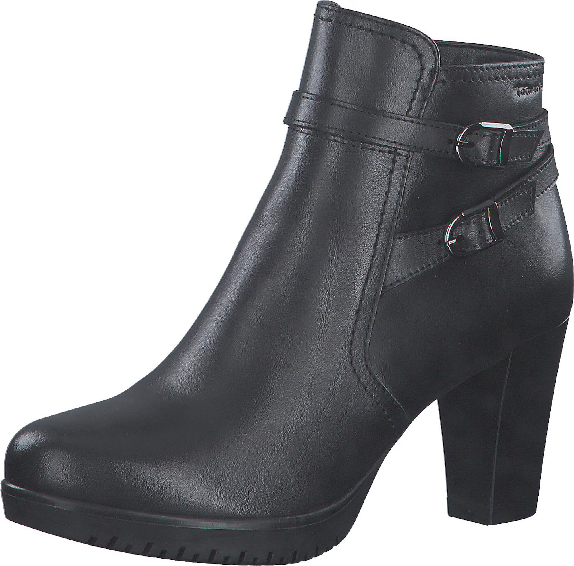 TAMARIS Ankle boots μαύρο - Pepit.gr