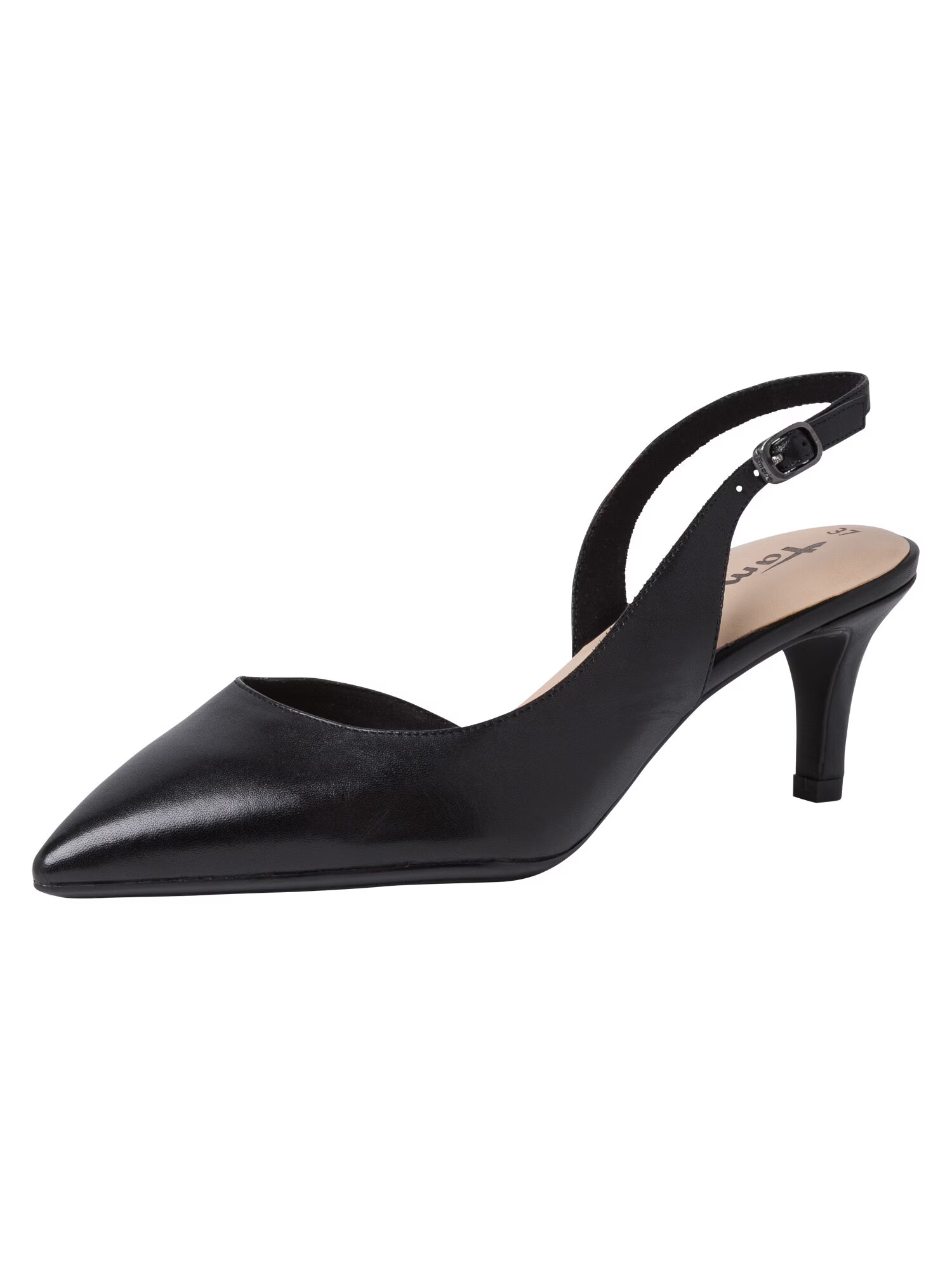 TAMARIS Γόβες slingback μαύρο - Pepit.gr