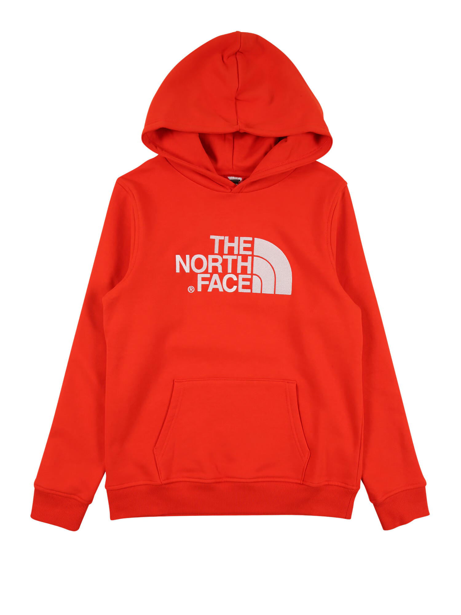 THE NORTH FACE Αθλητική μπλούζα φούτερ ανοικτό κόκκινο / λευκό - Pepit.gr