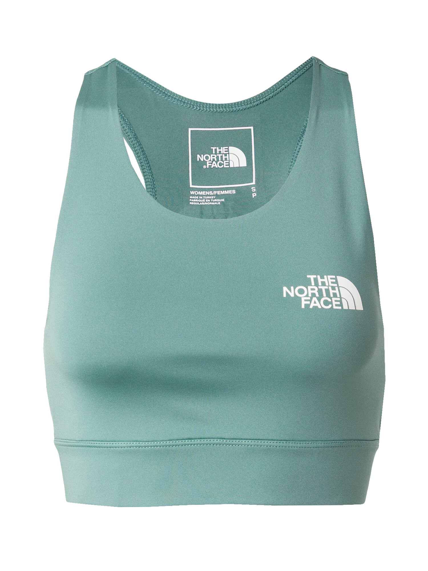 THE NORTH FACE Αθλητικό σουτιέν 'FLEX' μέντα / λευκό - Pepit.gr