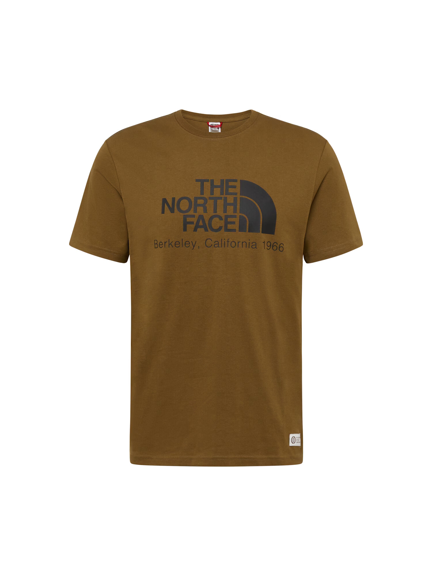 THE NORTH FACE Μπλουζάκι 'BERKELEY CALIFORNIA' λαδί / μαύρο - Pepit.gr