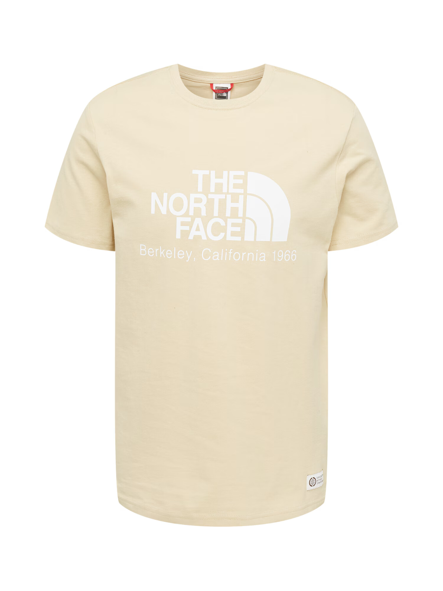 THE NORTH FACE Μπλουζάκι 'BERKELEY CALIFORNIA' μπεζ / λευκό - Pepit.gr