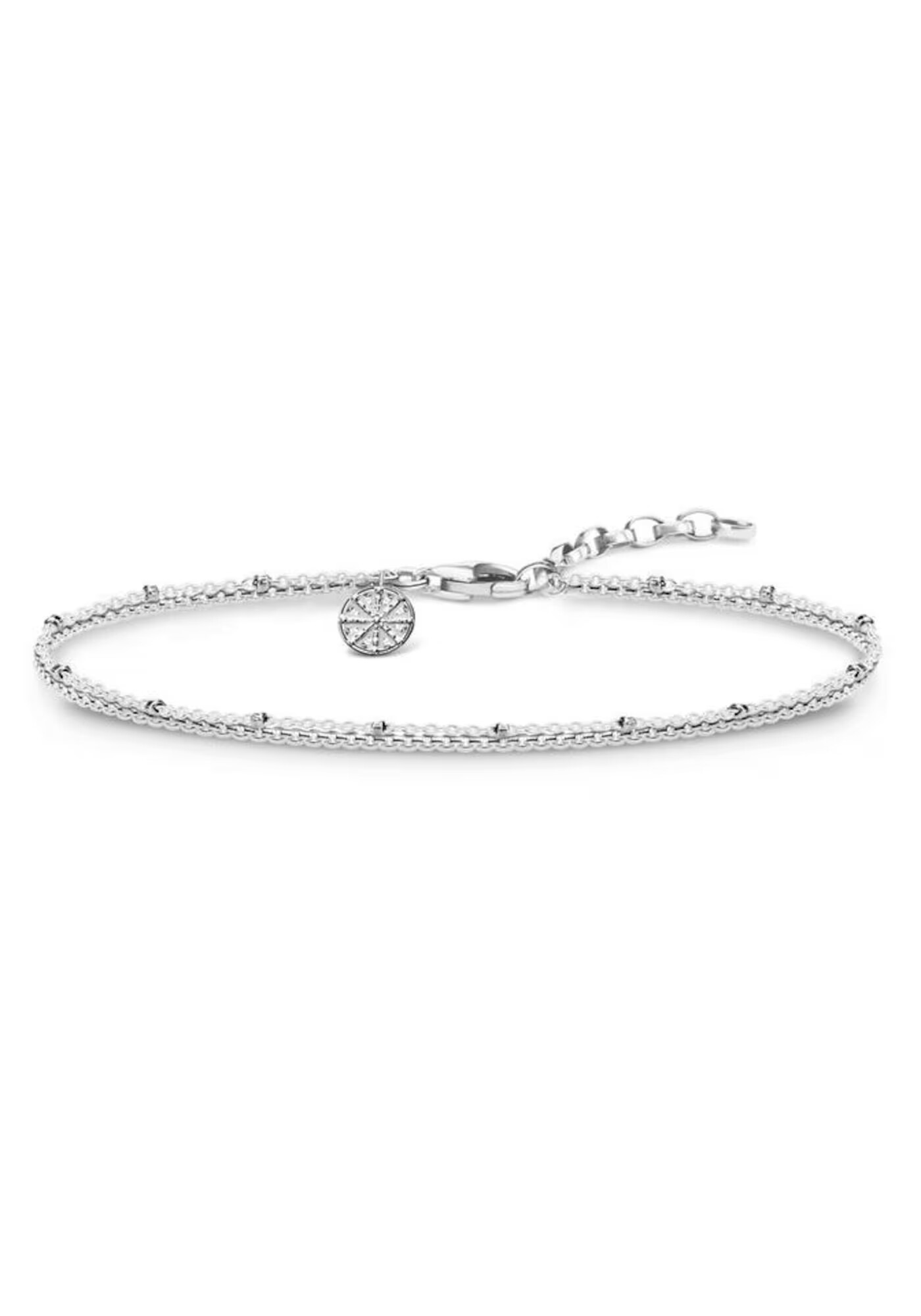 Thomas Sabo Βραχιόλι 'Karma Wheel' ασημί - Pepit.gr