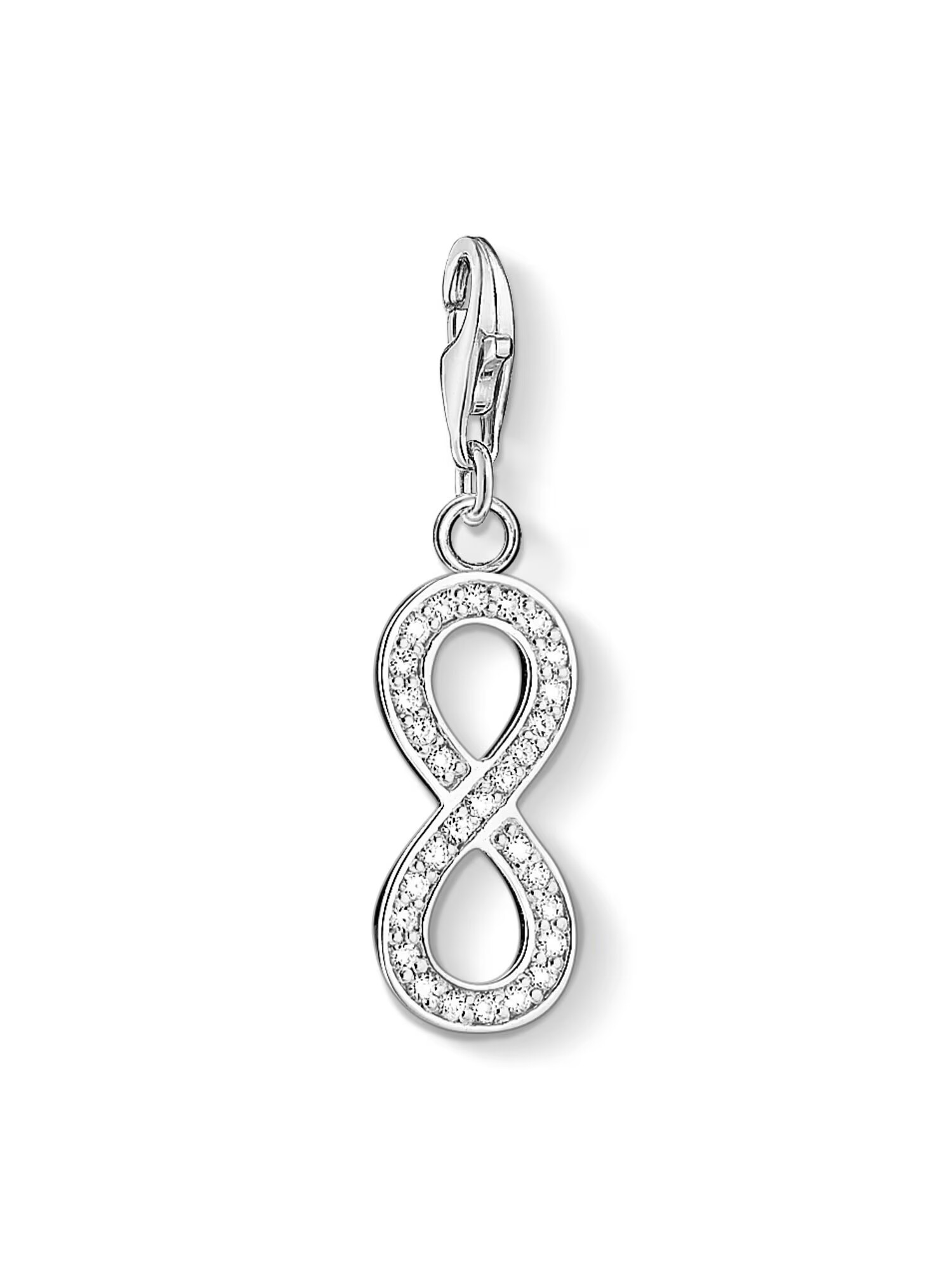 Thomas Sabo Παντατίφ 'Infinity' ασημί / διαφανές - Pepit.gr