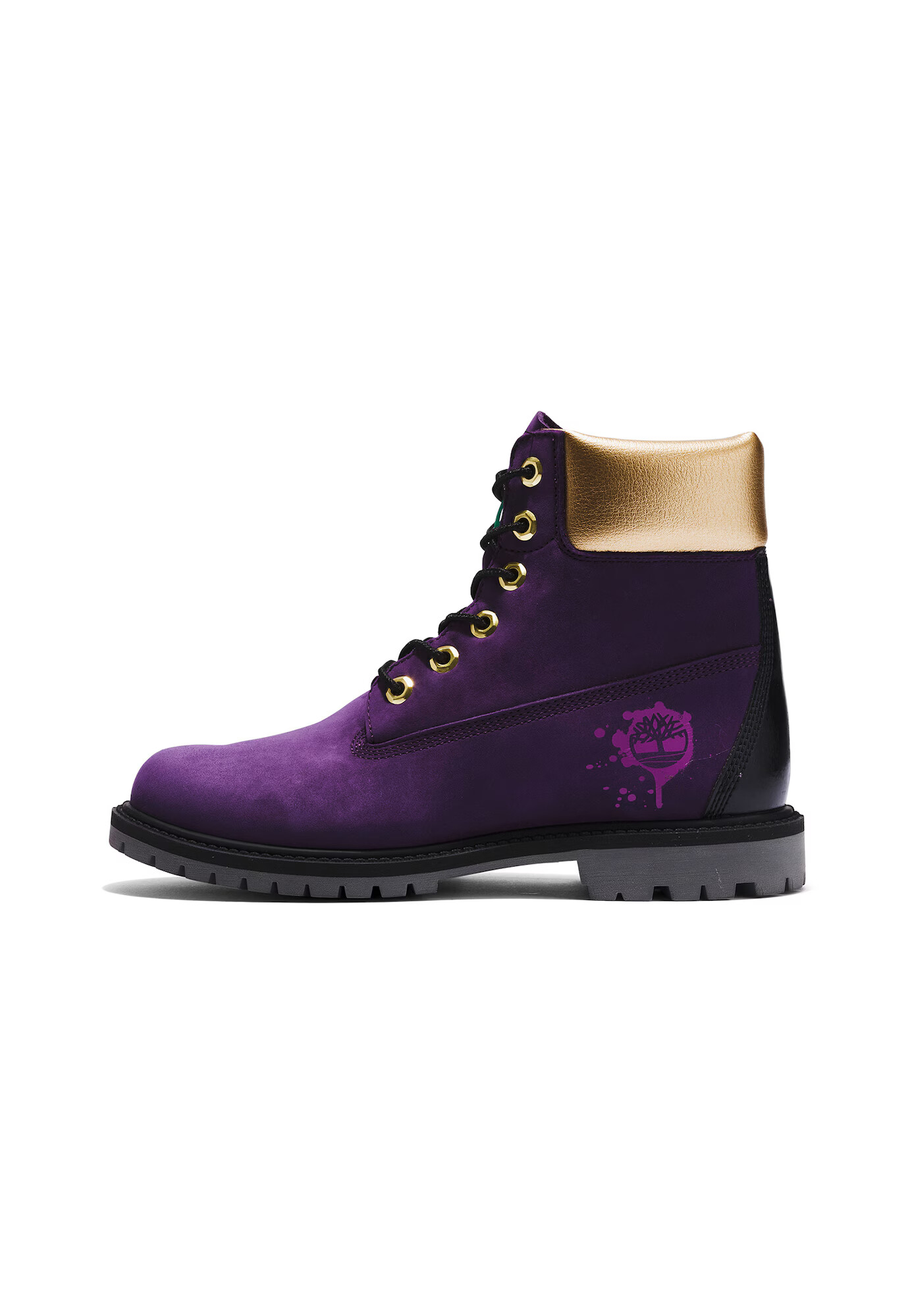 TIMBERLAND Boots σκούρο λιλά - Pepit.gr