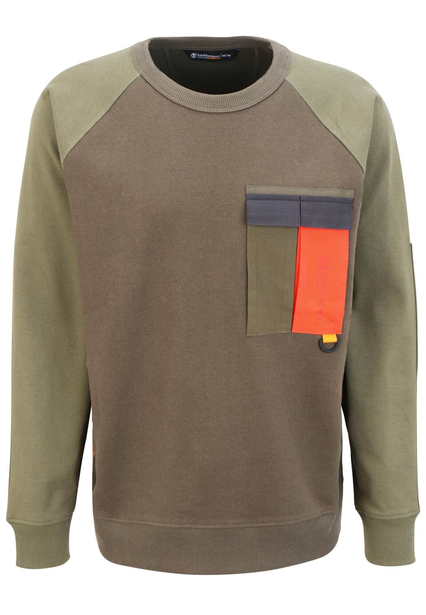 TIMBERLAND Μπλούζα φούτερ 'EK+ Pocket Crew Neck' πράσινο / σκούρο πράσινο - Pepit.gr