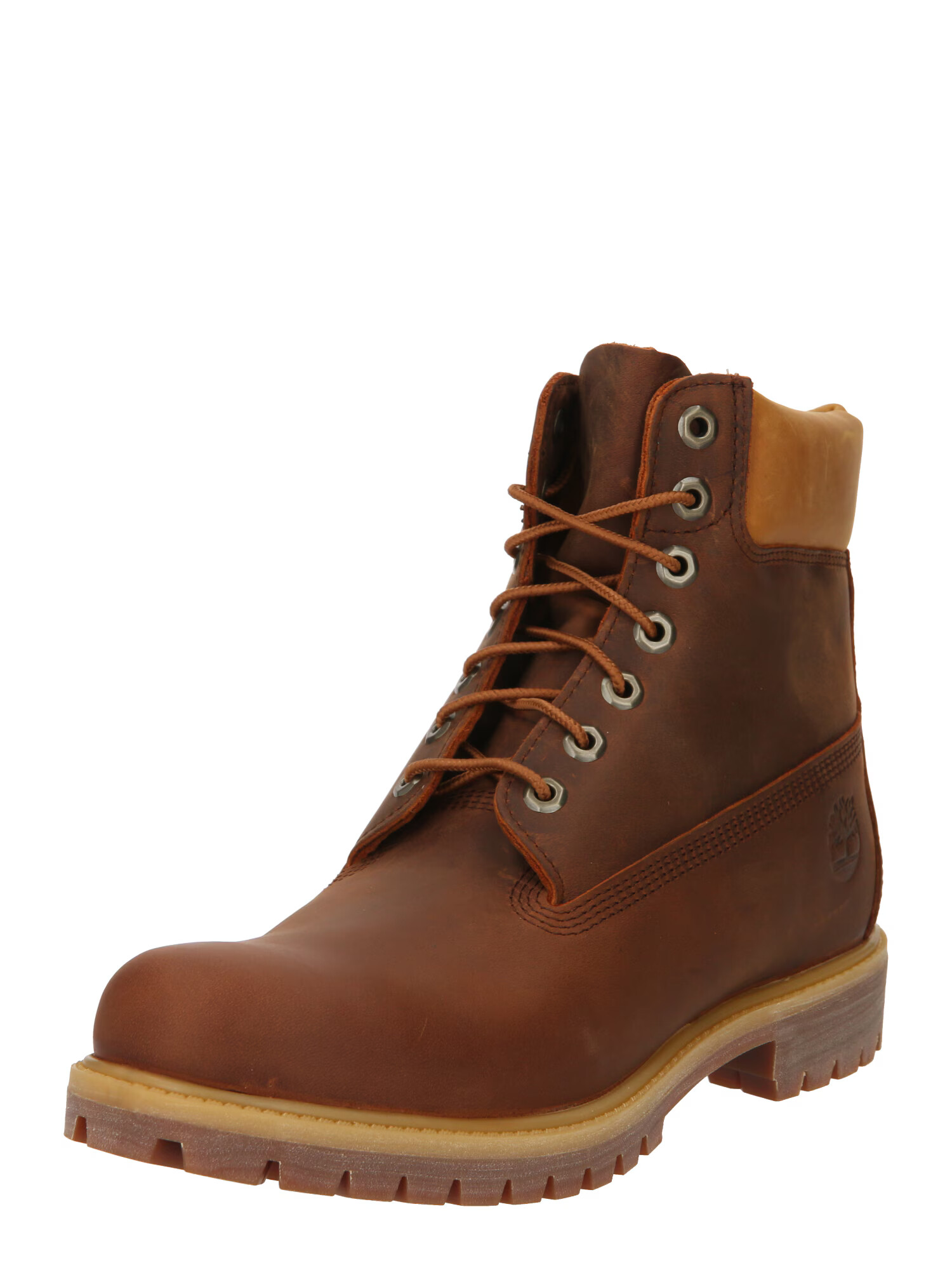 TIMBERLAND Μπότες με κορδόνια '6in Premium' καφέ / κονιάκ - Pepit.gr