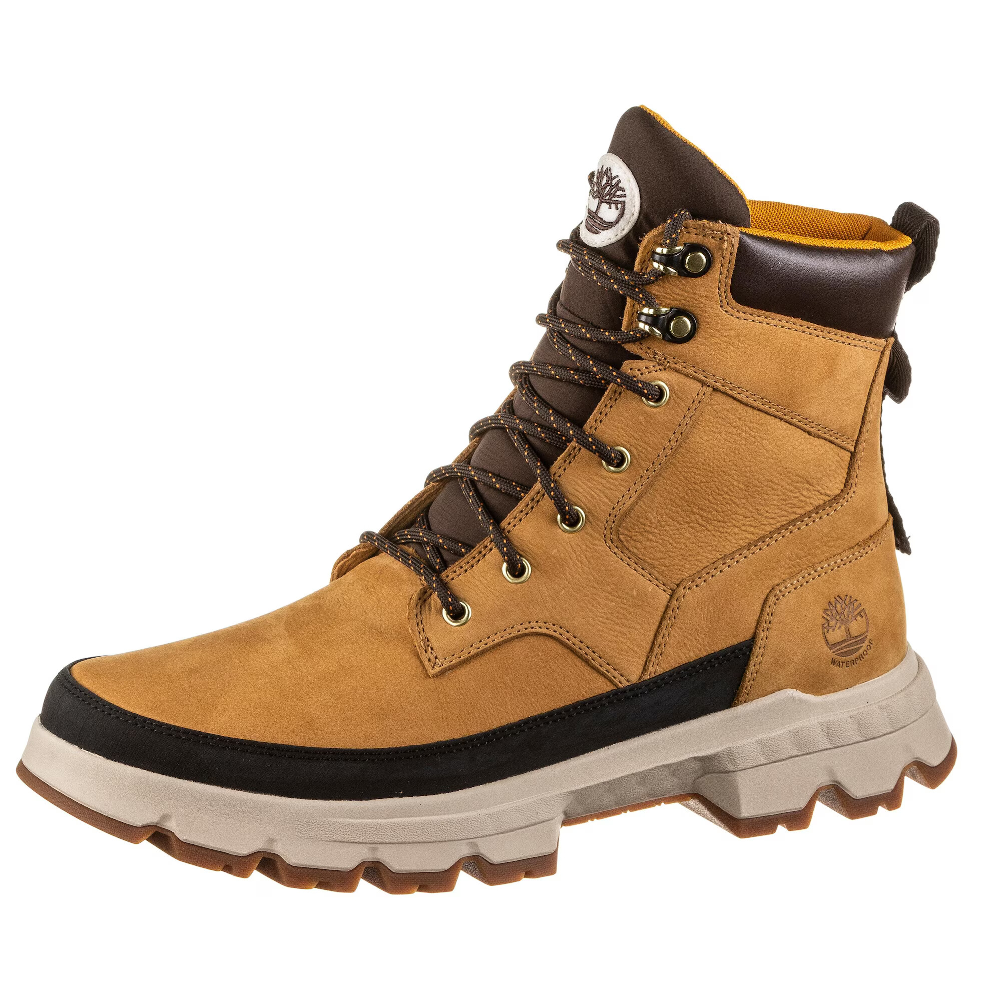 TIMBERLAND Μπότες με κορδόνια καφέ / κονιάκ - Pepit.gr