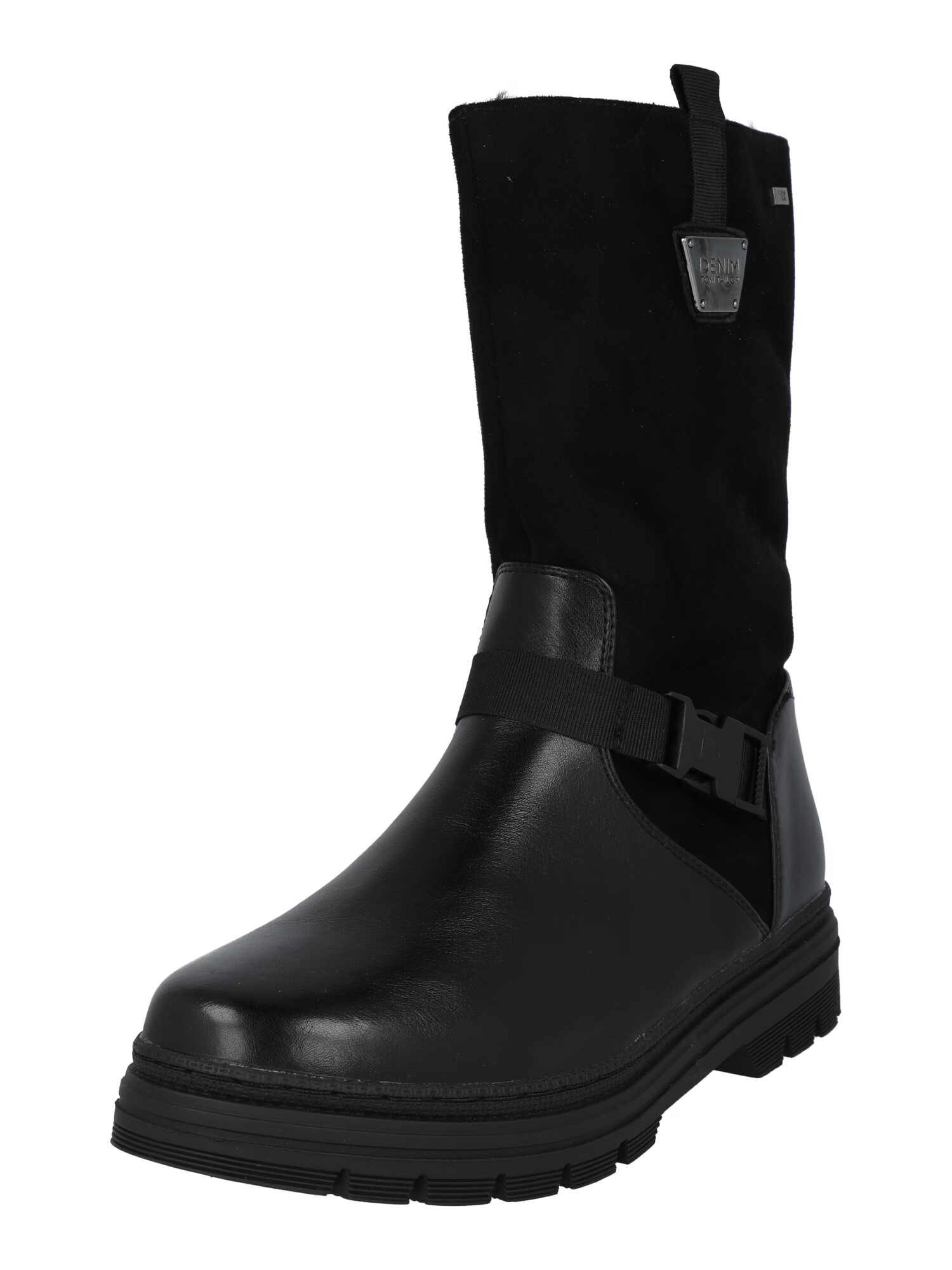 TOM TAILOR Boots μαύρο - Pepit.gr