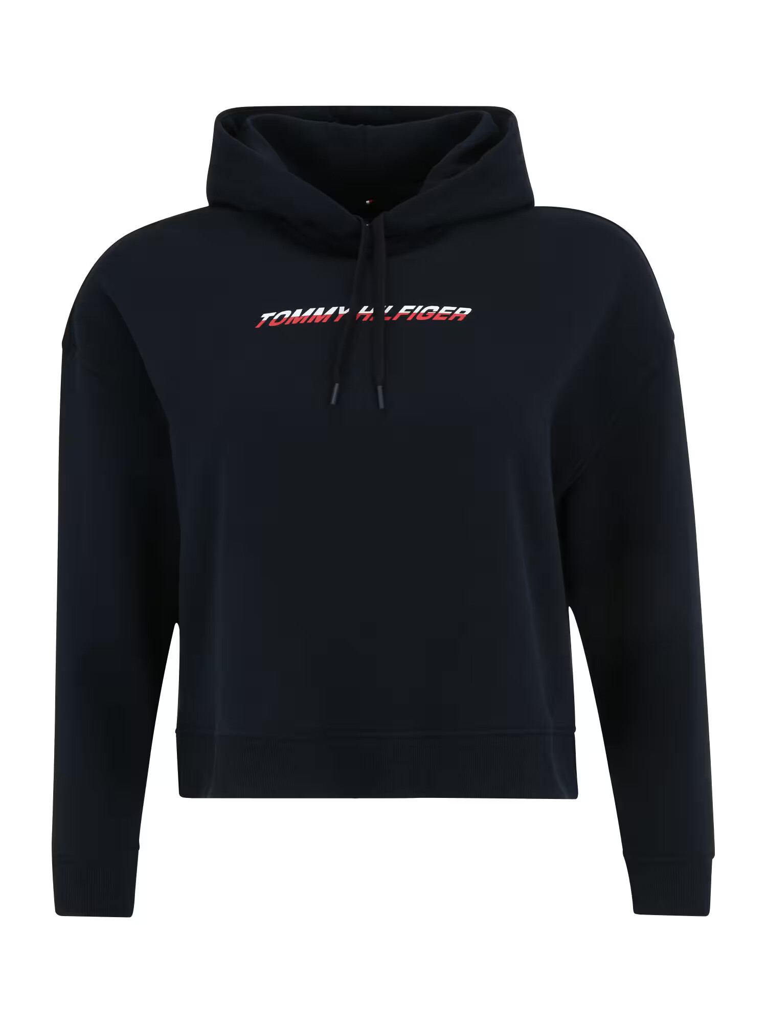 Tommy Hilfiger Curve Μπλούζα φούτερ κόκκινο / μαύρο / λευκό - Pepit.gr