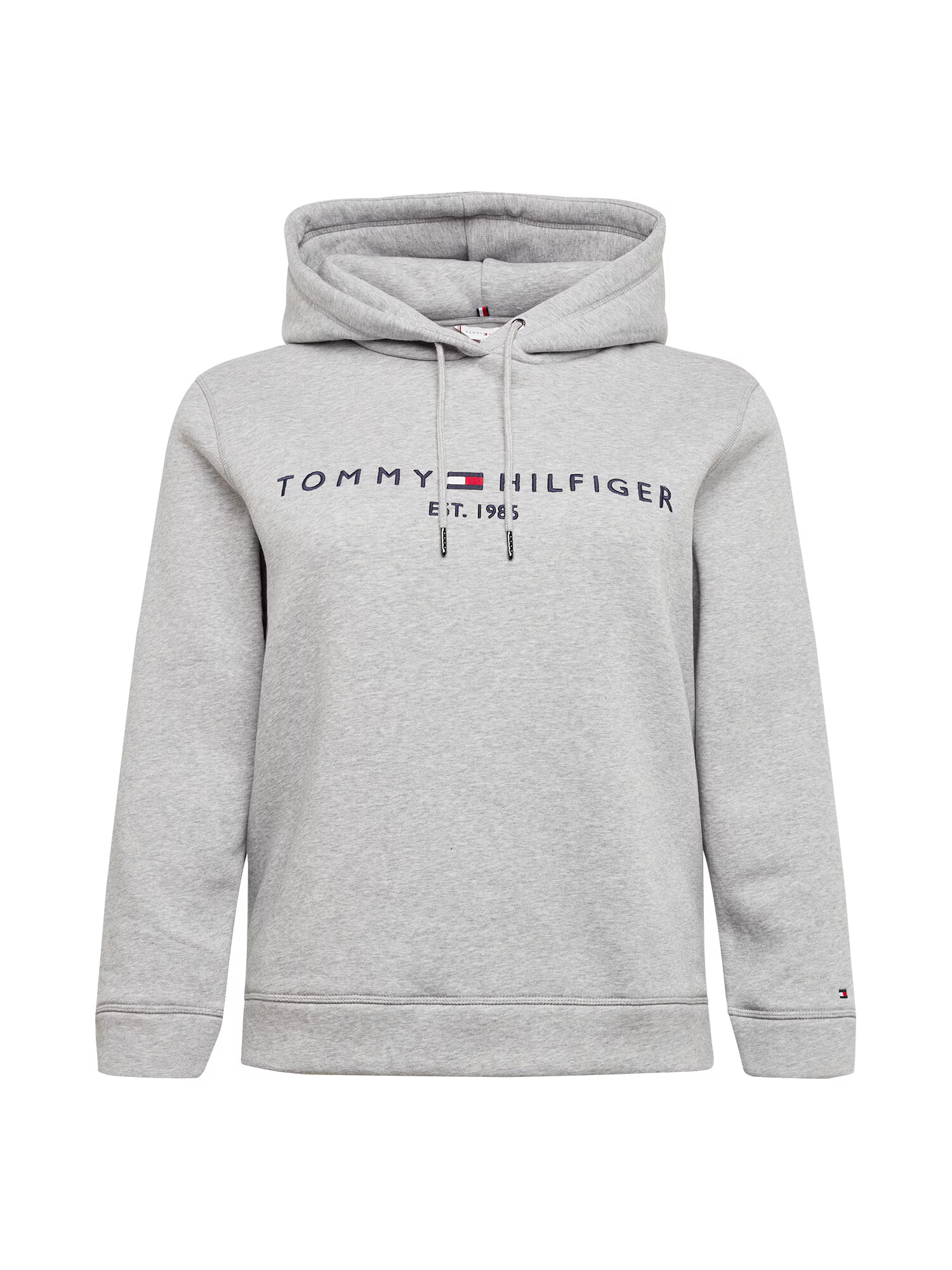 Tommy Hilfiger Curve Μπλούζα φούτερ σκούρο μπλε / γκρι μελανζέ / κόκκινο / λευκό - Pepit.gr