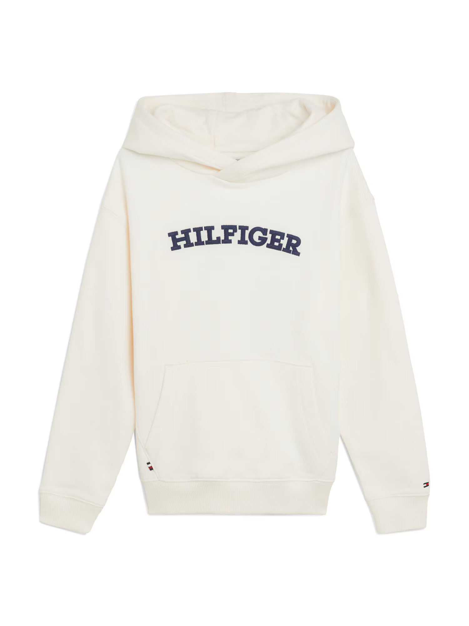 TOMMY HILFIGER Μπλούζα φούτερ μαύρο / λευκό - Pepit.gr