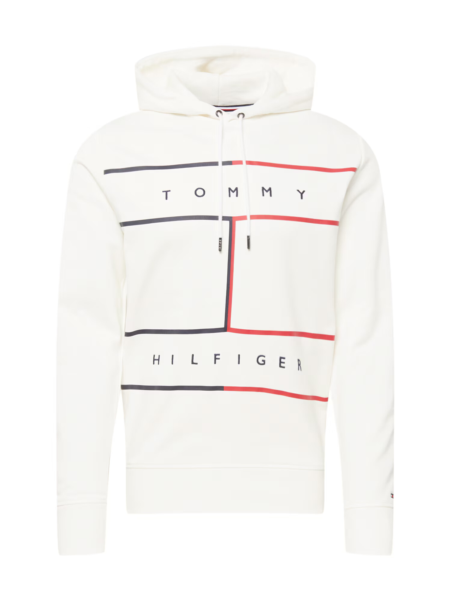 TOMMY HILFIGER Μπλούζα φούτερ μπλε / κόκκινο / φυσικό λευκό - Pepit.gr