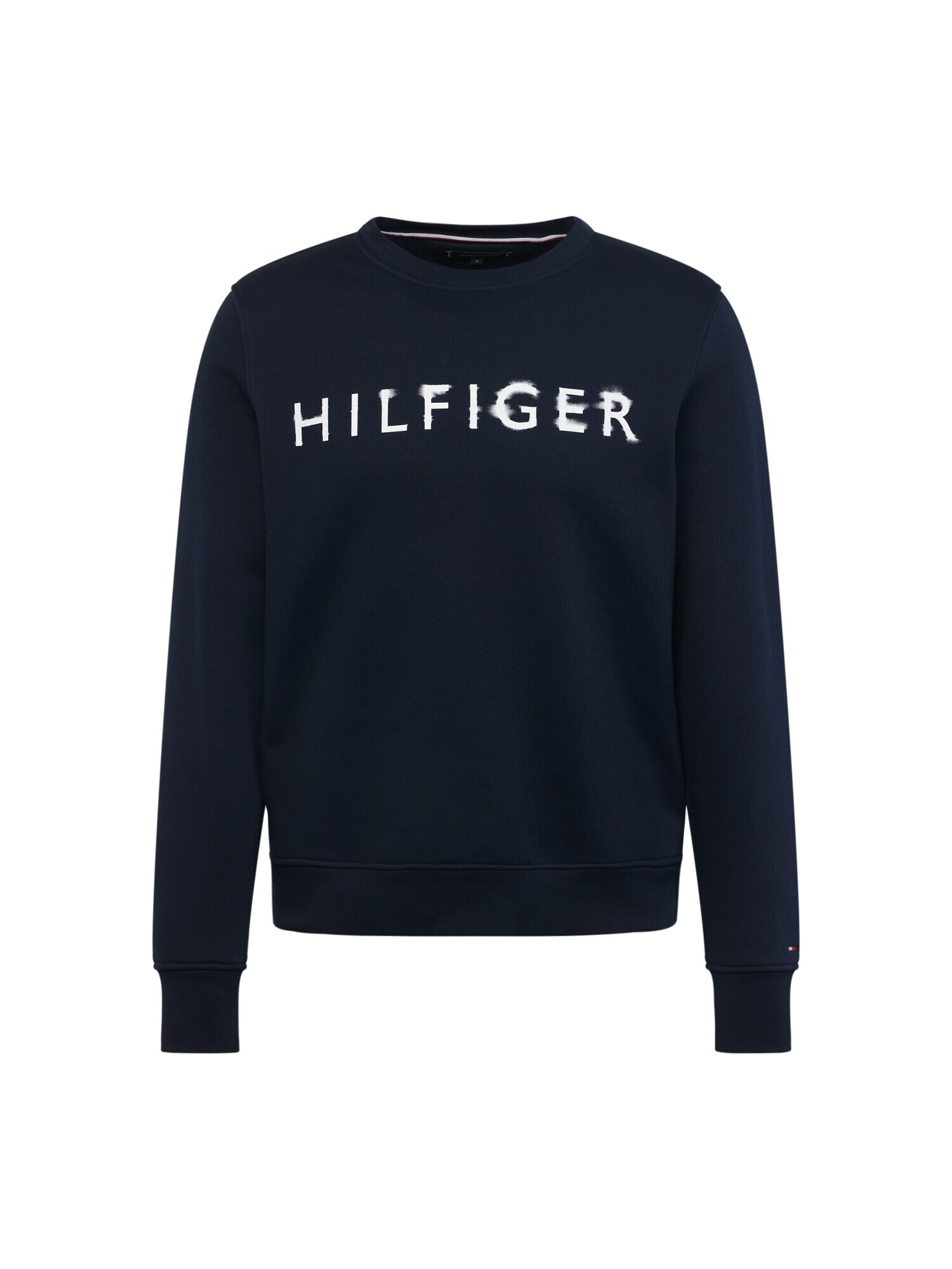 TOMMY HILFIGER Μπλούζα φούτερ μπλε νύχτας / λευκό - Pepit.gr