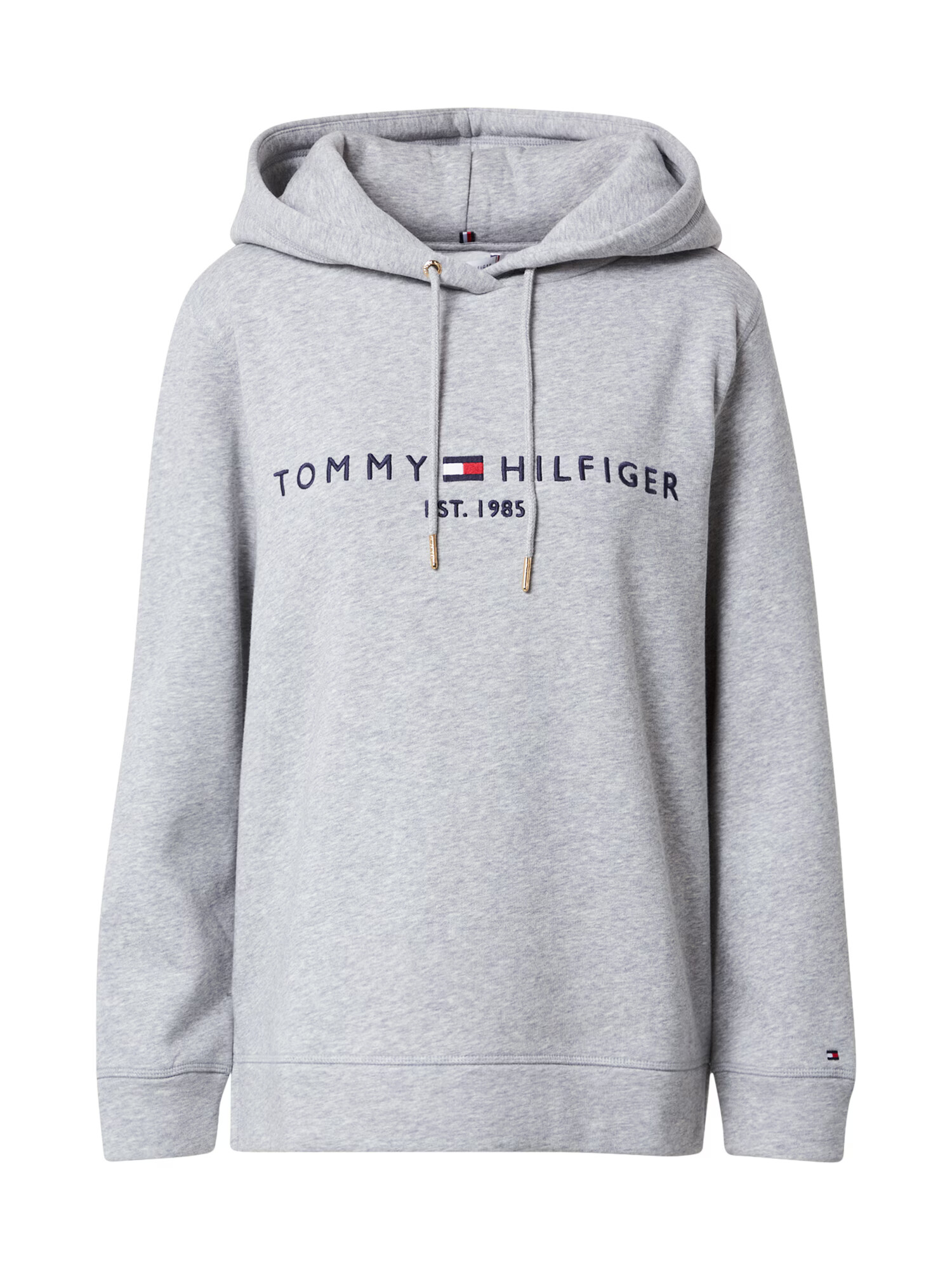 TOMMY HILFIGER Μπλούζα φούτερ ναυτικό μπλε / γκρι μελανζέ / κόκκινο / λευκό - Pepit.gr