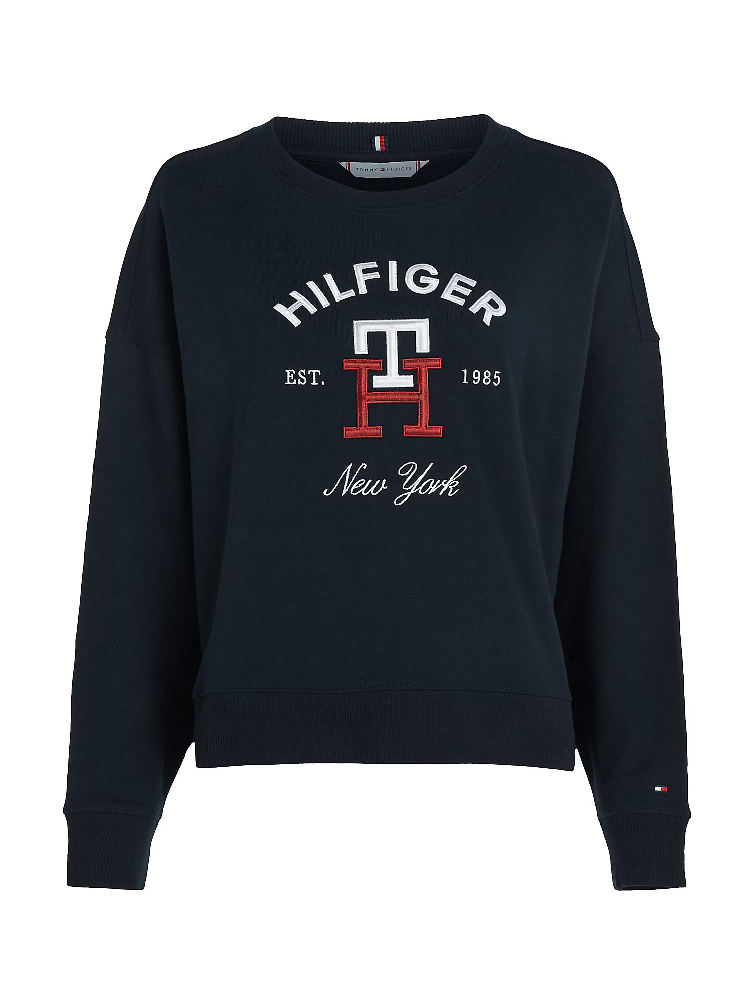 TOMMY HILFIGER Μπλούζα φούτερ ναυτικό μπλε / κόκκινο / λευκό - Pepit.gr