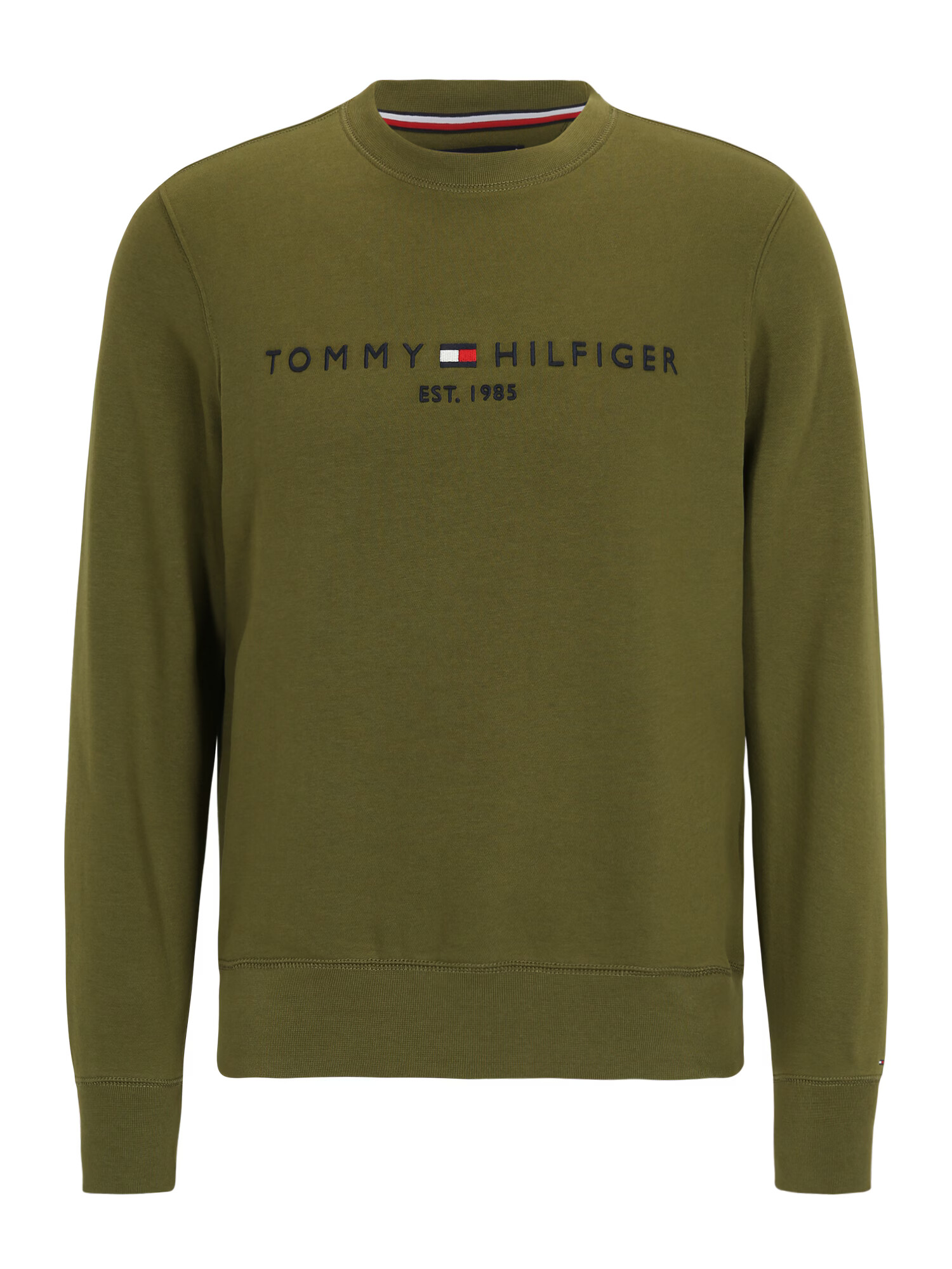 TOMMY HILFIGER Μπλούζα φούτερ ναυτικό μπλε / λαδί / κόκκινο / λευκό - Pepit.gr