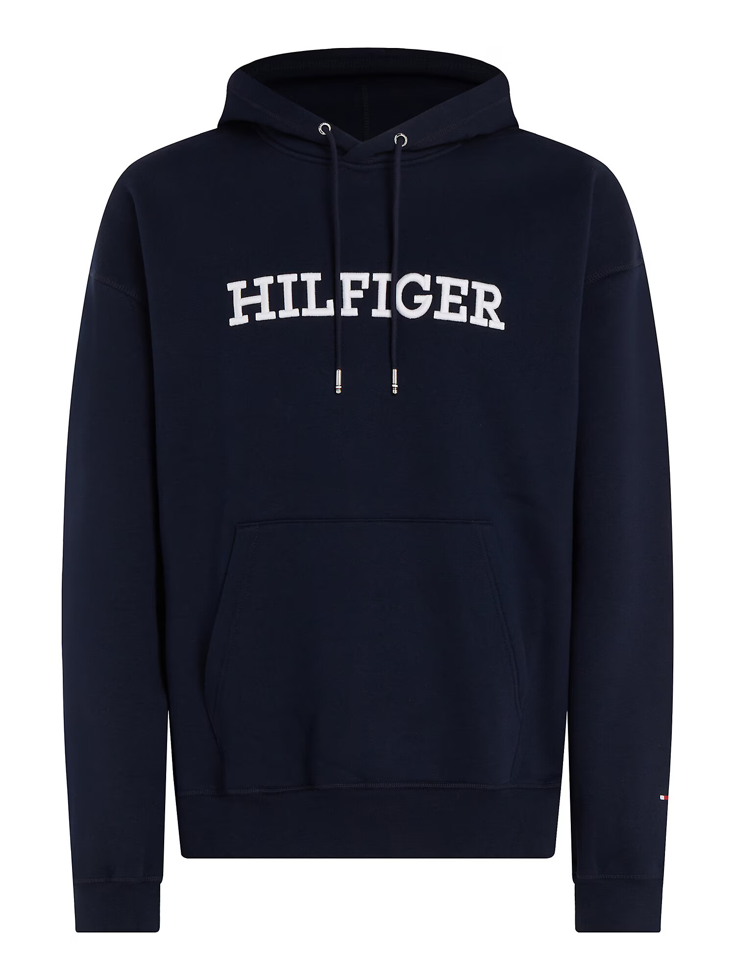 TOMMY HILFIGER Μπλούζα φούτερ ναυτικό μπλε / λευκό - Pepit.gr