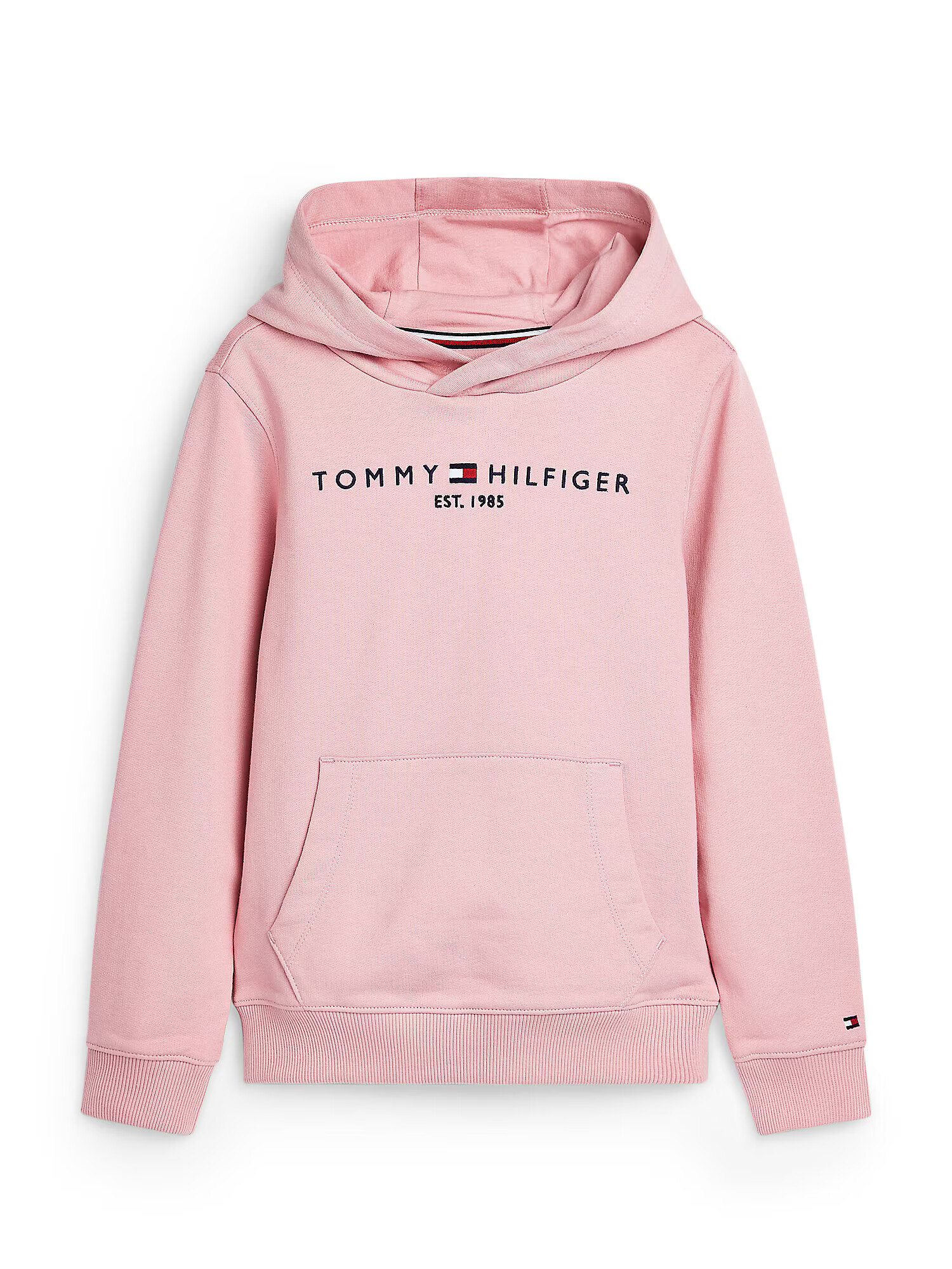 TOMMY HILFIGER Μπλούζα φούτερ ναυτικό μπλε / ρόδινο / κόκκινο φωτιάς / λευκό - Pepit.gr