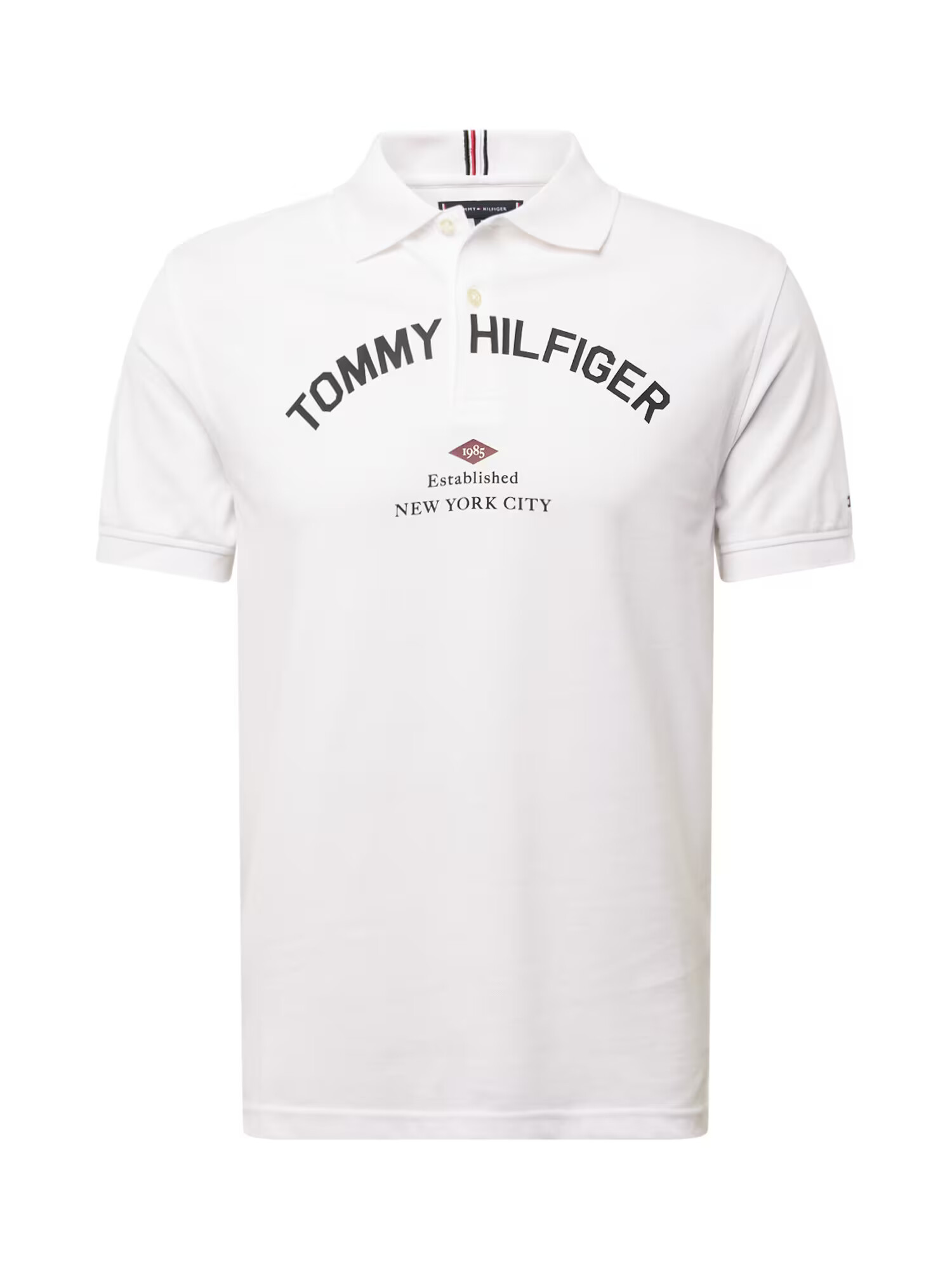 TOMMY HILFIGER Μπλουζάκι κόκκινο / μαύρο / offwhite - Pepit.gr