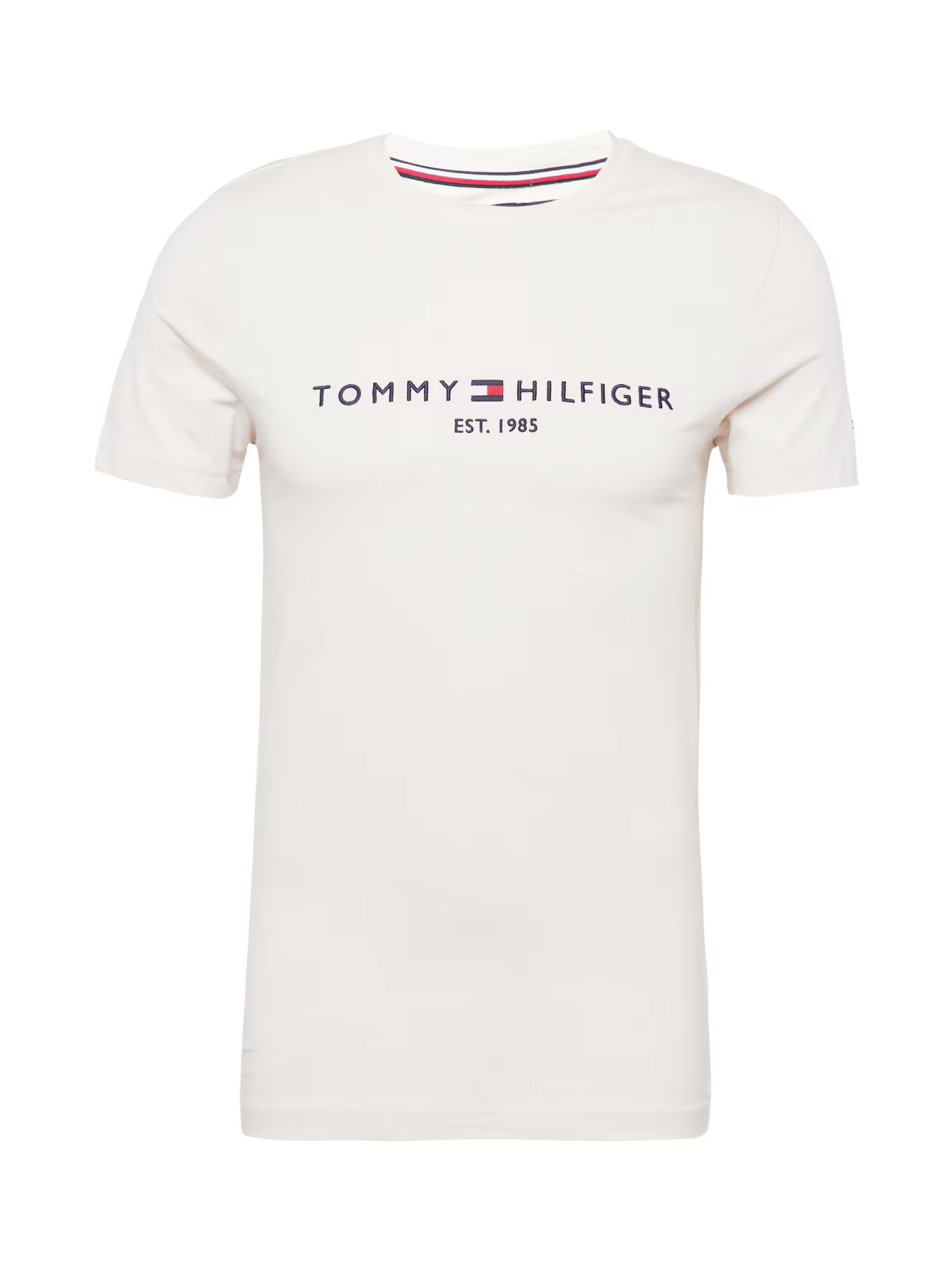 TOMMY HILFIGER Μπλουζάκι κρεμ / ναυτικό μπλε / κόκκινο / λευκό - Pepit.gr